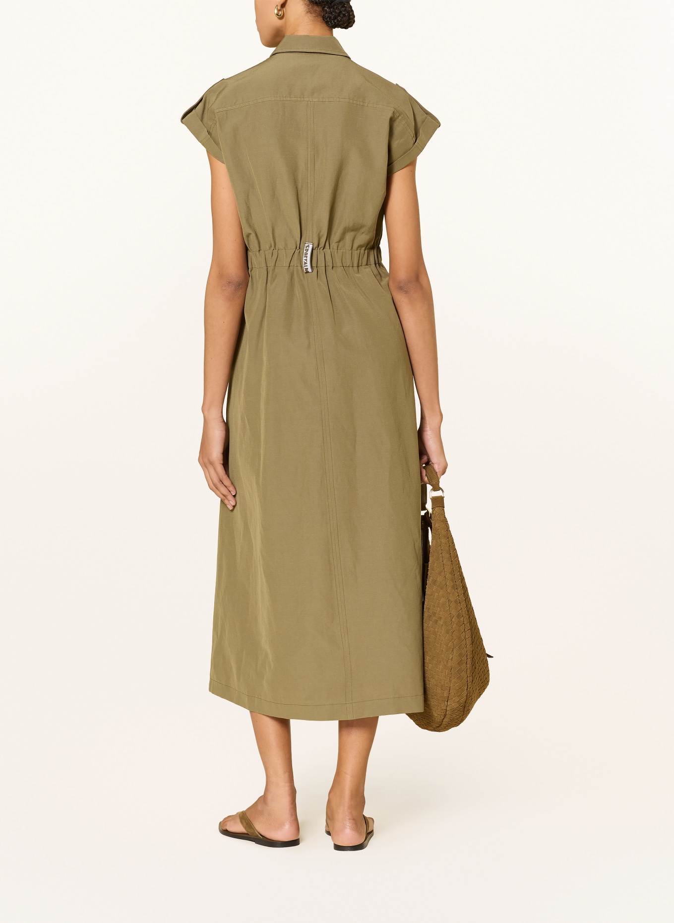 SPORTALM Overhemdjurk van linnen: KAKI