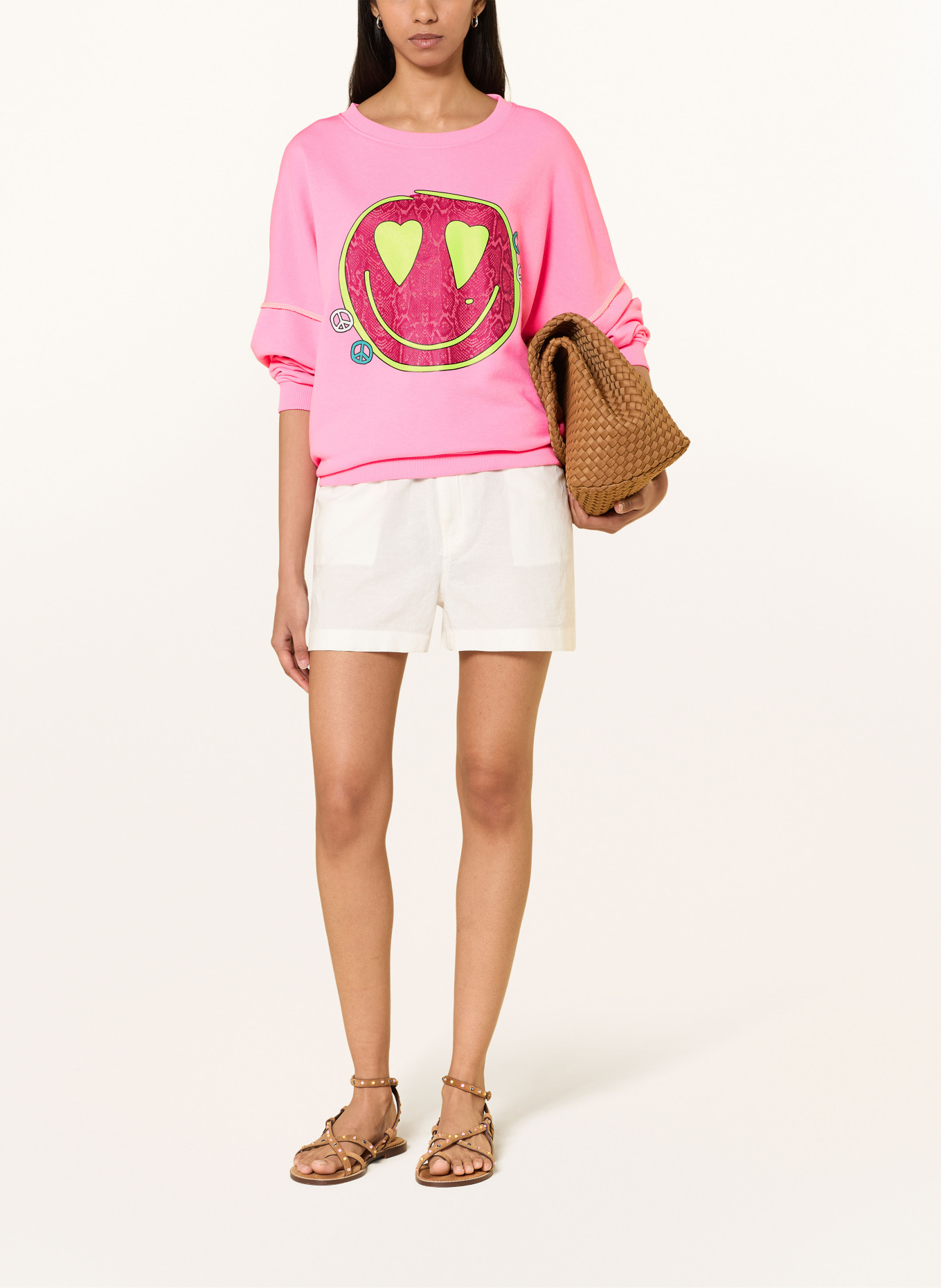 miss goodlife Sweatshirt: ROZE / ROOD / NEONGEEL