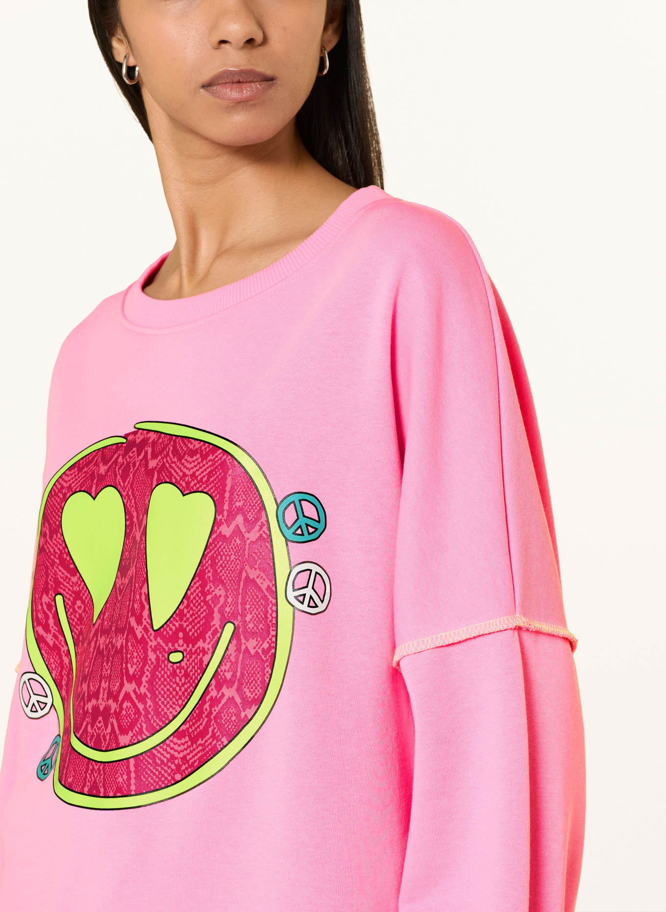 miss goodlife Sweatshirt: ROZE / ROOD / NEONGEEL