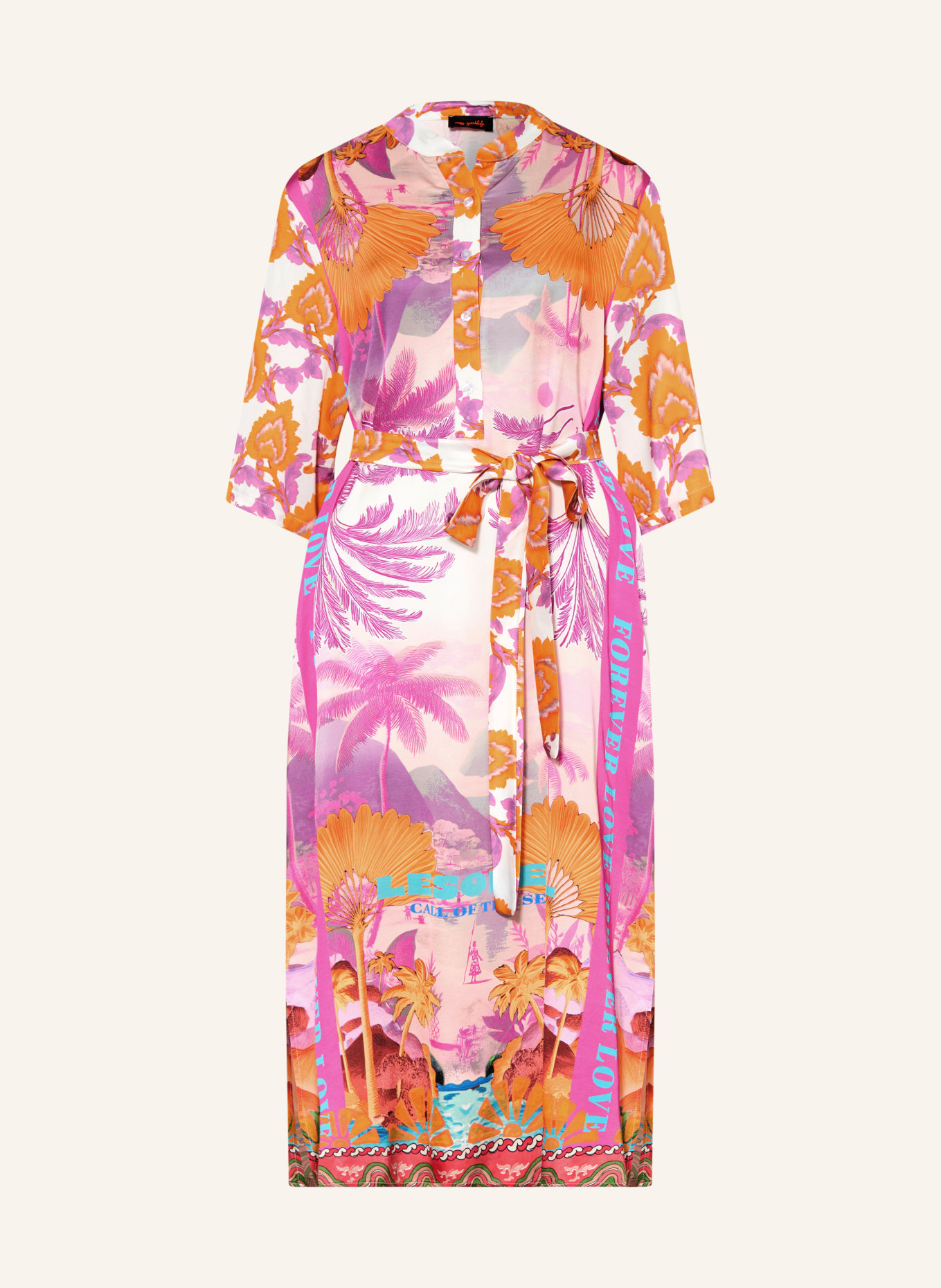 miss goodlife robe: BLANC / LILAS FLUO / ORANGE