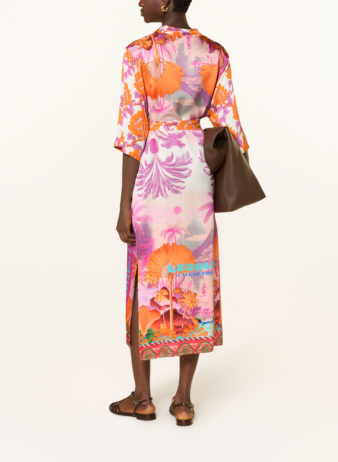 miss goodlife robe: BLANC / LILAS FLUO / ORANGE