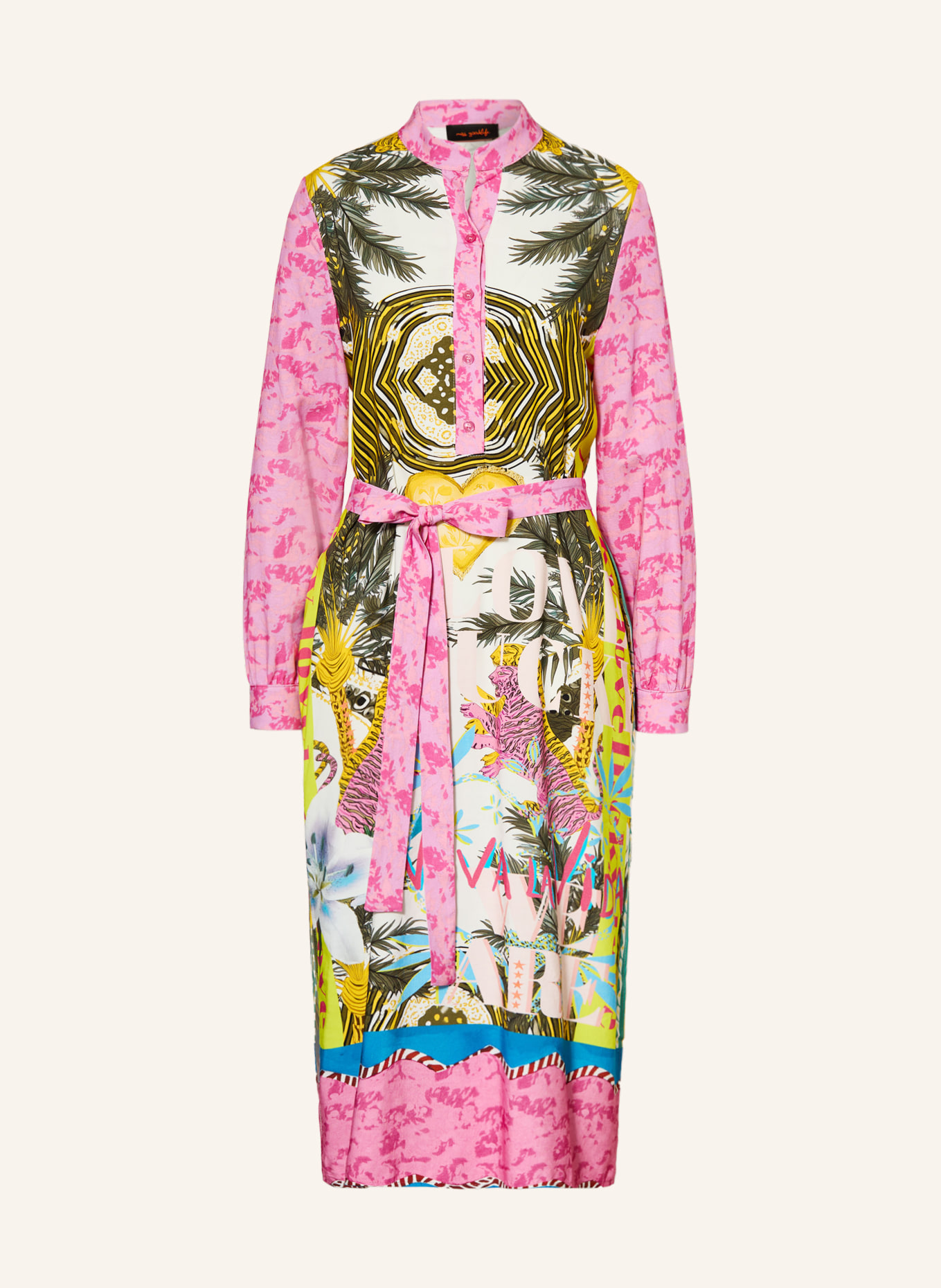 miss goodlife Kleid: PINK / KHAKI / WEISS