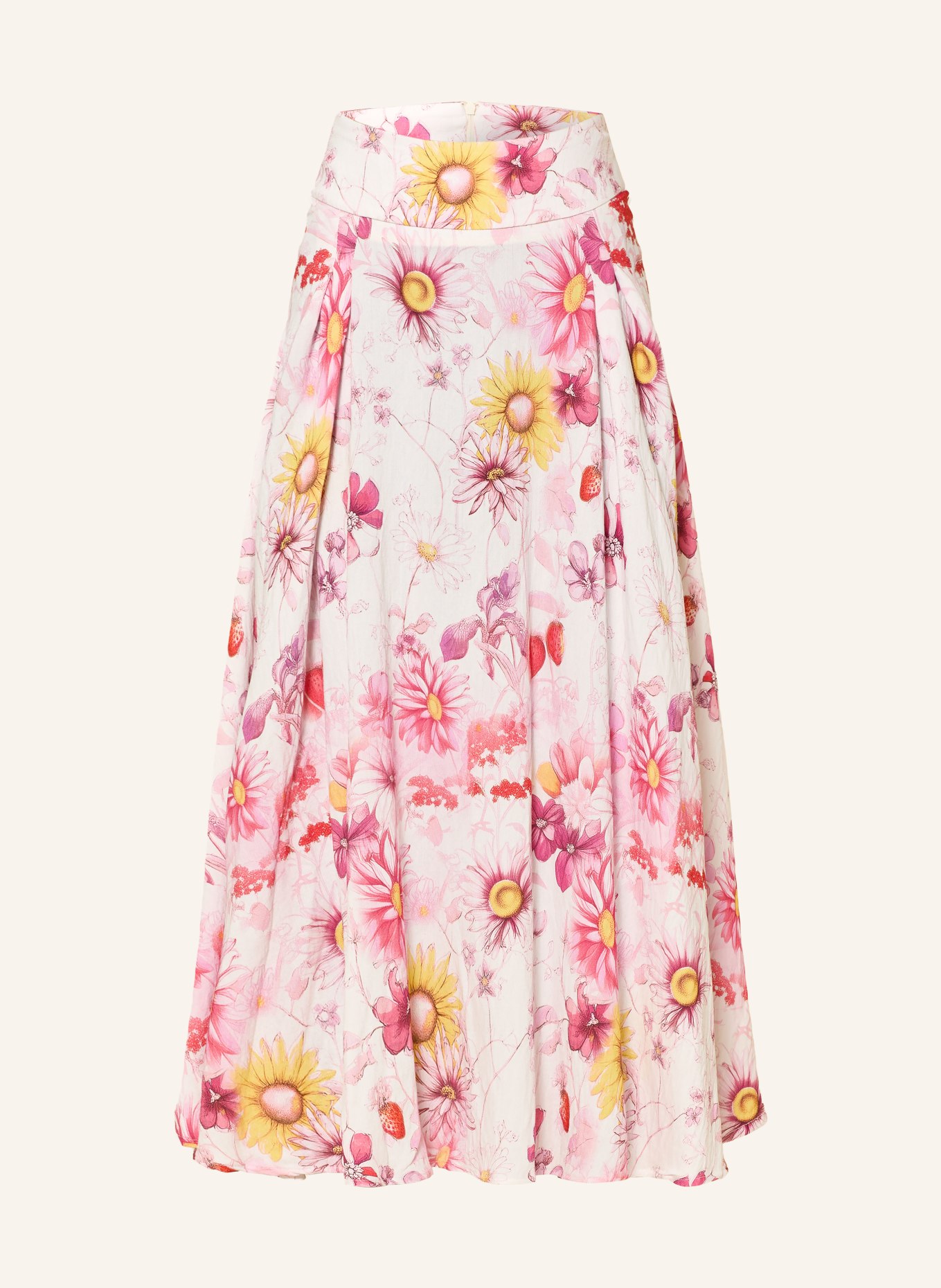 miss goodlife jupe: BLANC / ROSE FUCHSIA / JAUNE