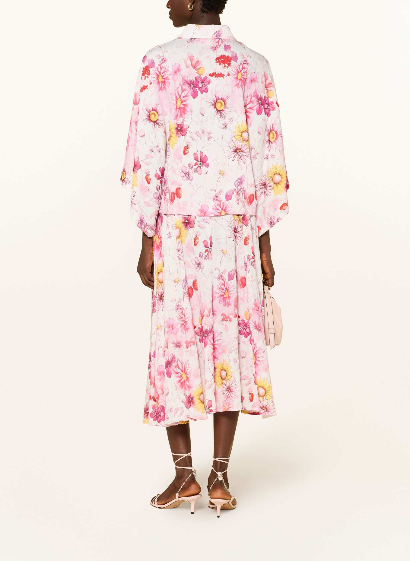 miss goodlife jupe: BLANC / ROSE FUCHSIA / JAUNE