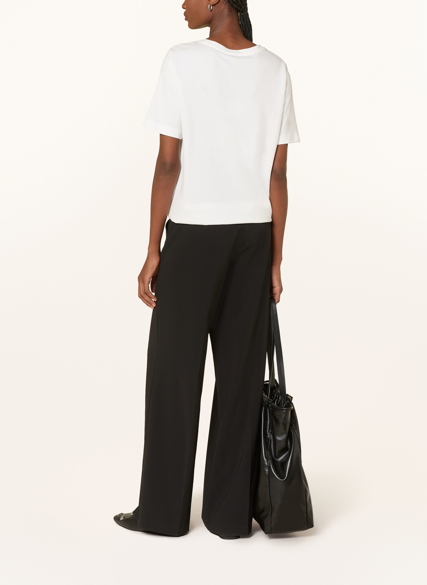 monari T-Shirt mit Pailletten: CREME