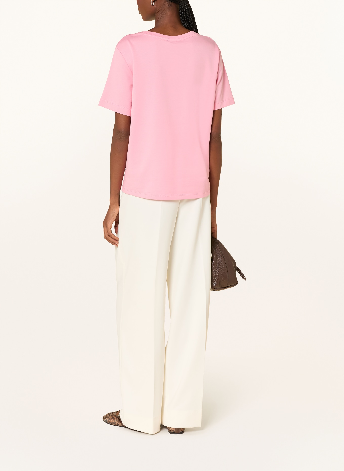 monari T-Shirt mit Pailletten: ROSA