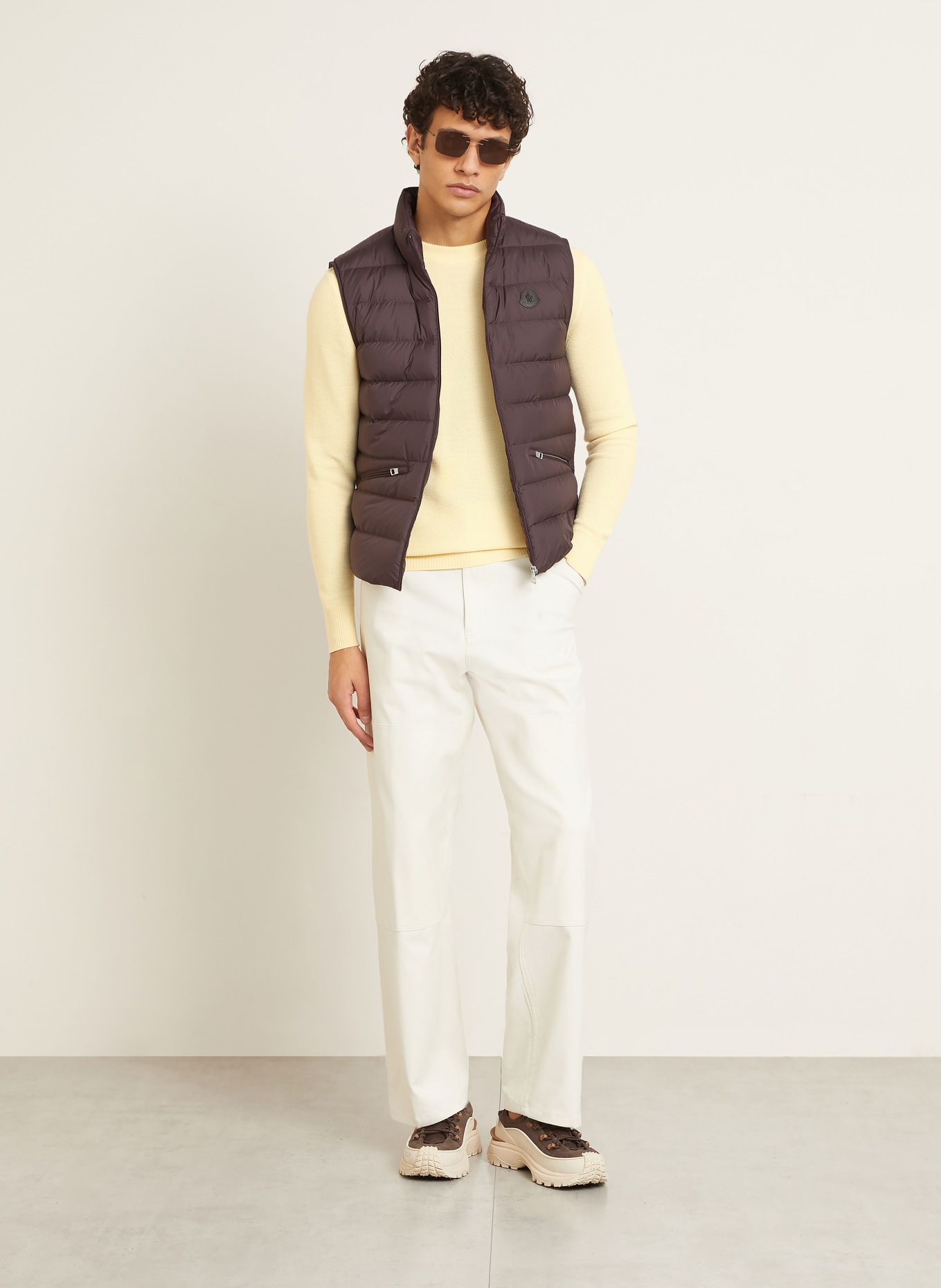 MONCLER Donsvest LECHTAL: BRUIN