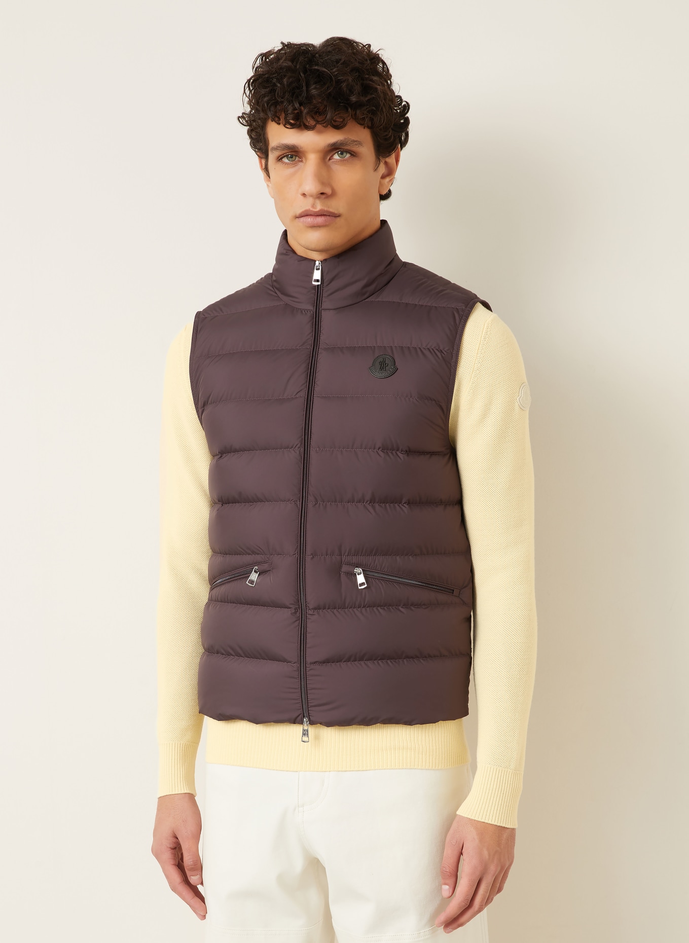 MONCLER Donsvest LECHTAL: BRUIN