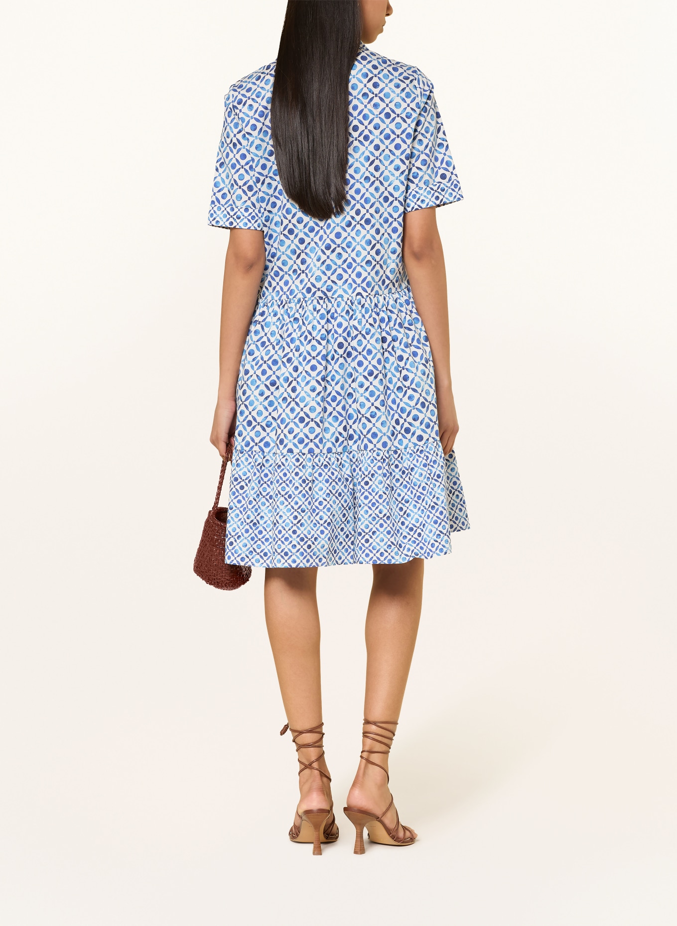 CARTOON Overhemdjurk: BLAUW / WIT