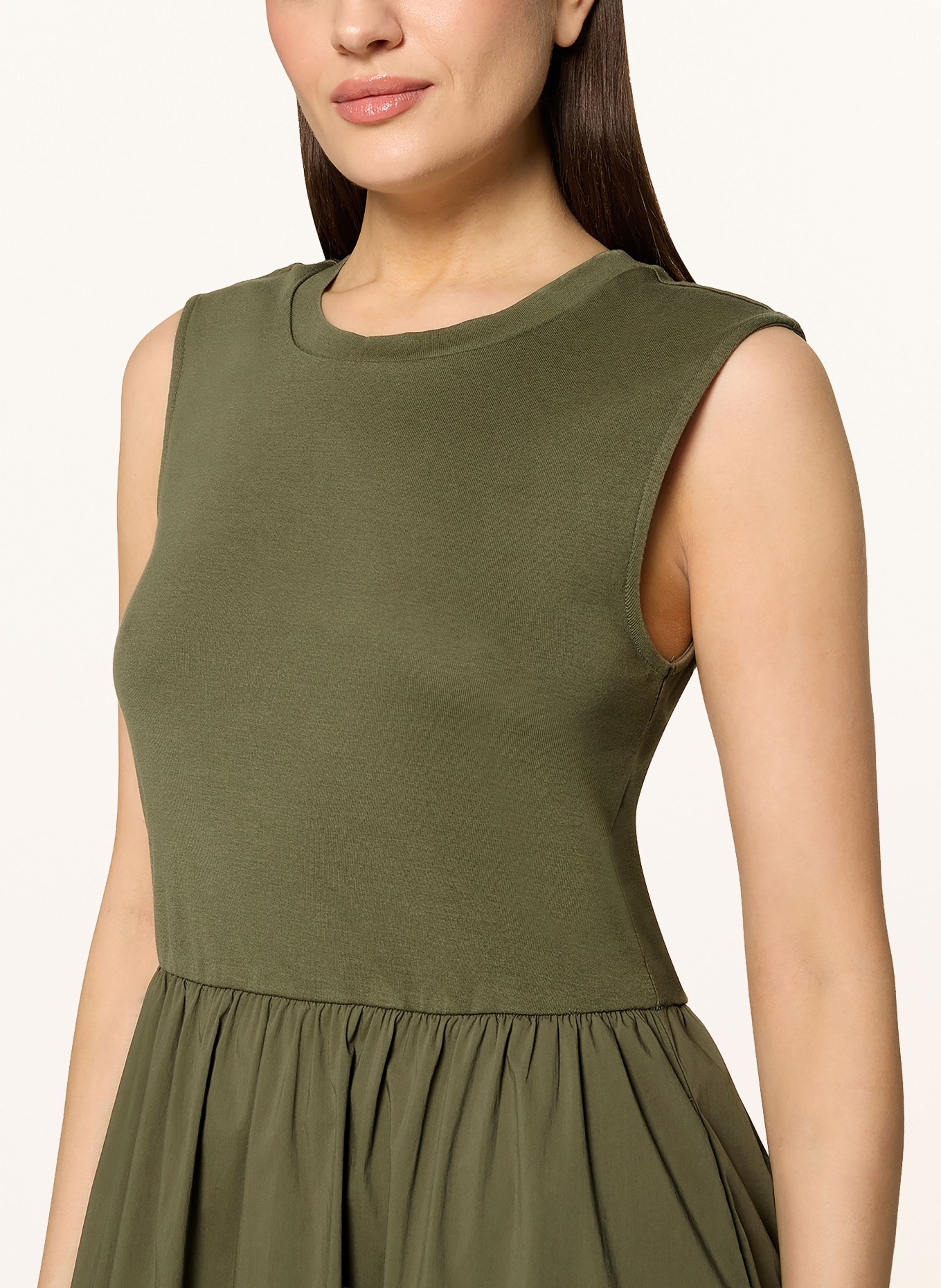 CARTOON Sukienka z różnych materiałów: OLIWKOWY