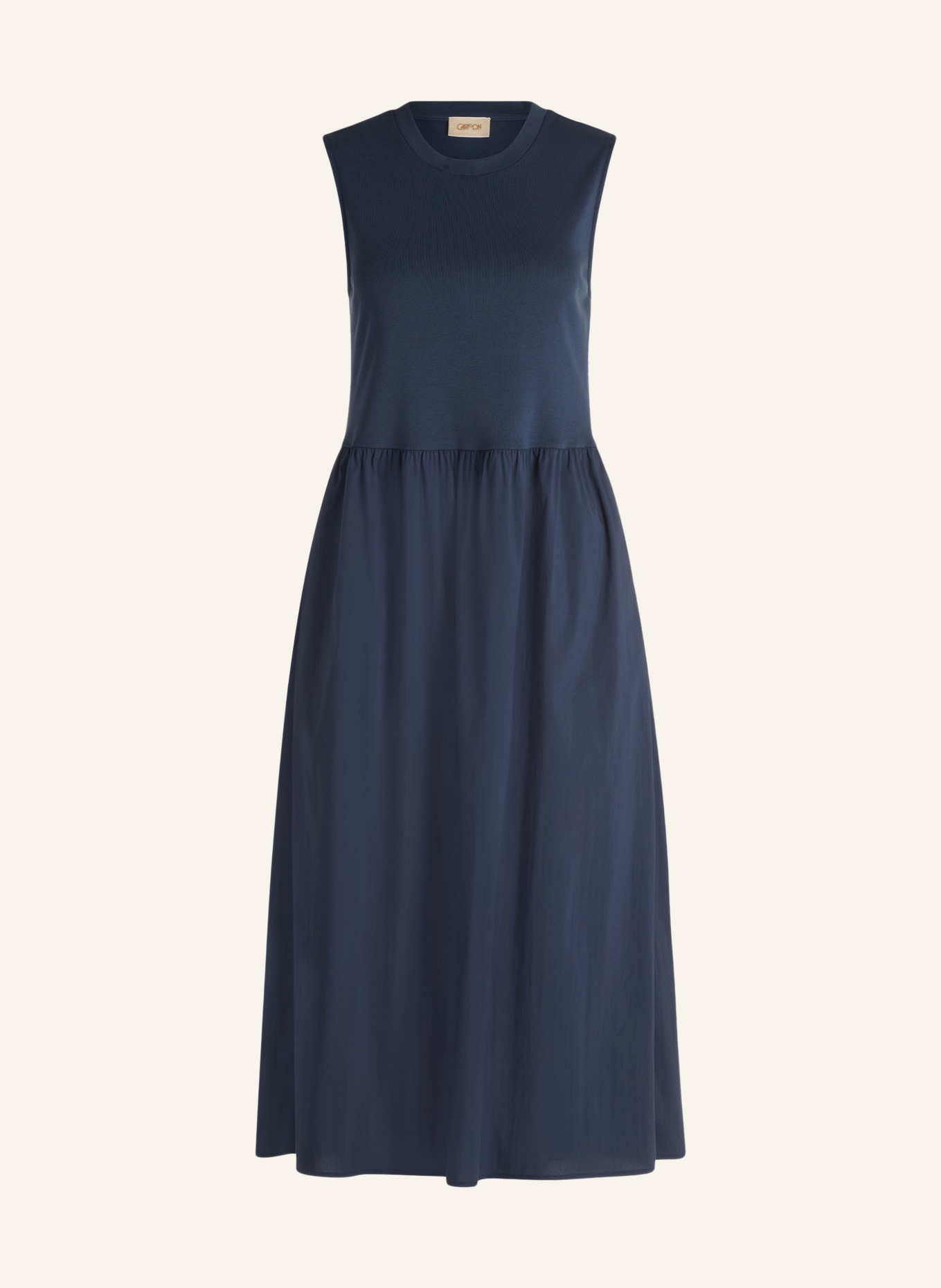 CARTOON Kleid im Materialmix: DUNKELBLAU