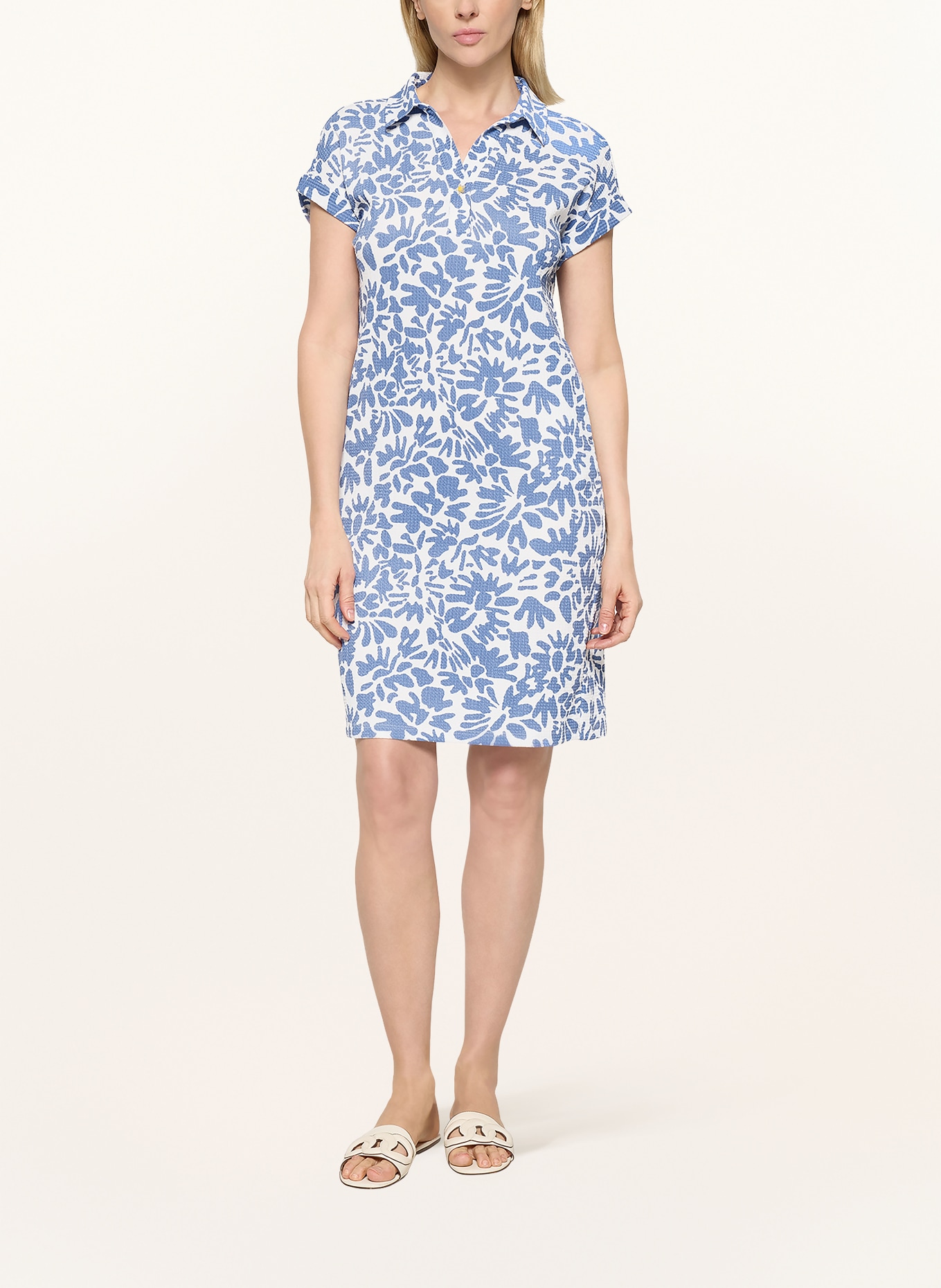 CARTOON Sukienka: NIEBIESKI / BIAŁY