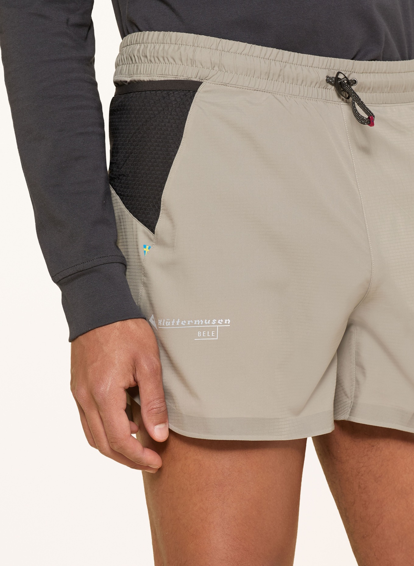 Klättermusen BELE Running Shorts: BEIGE