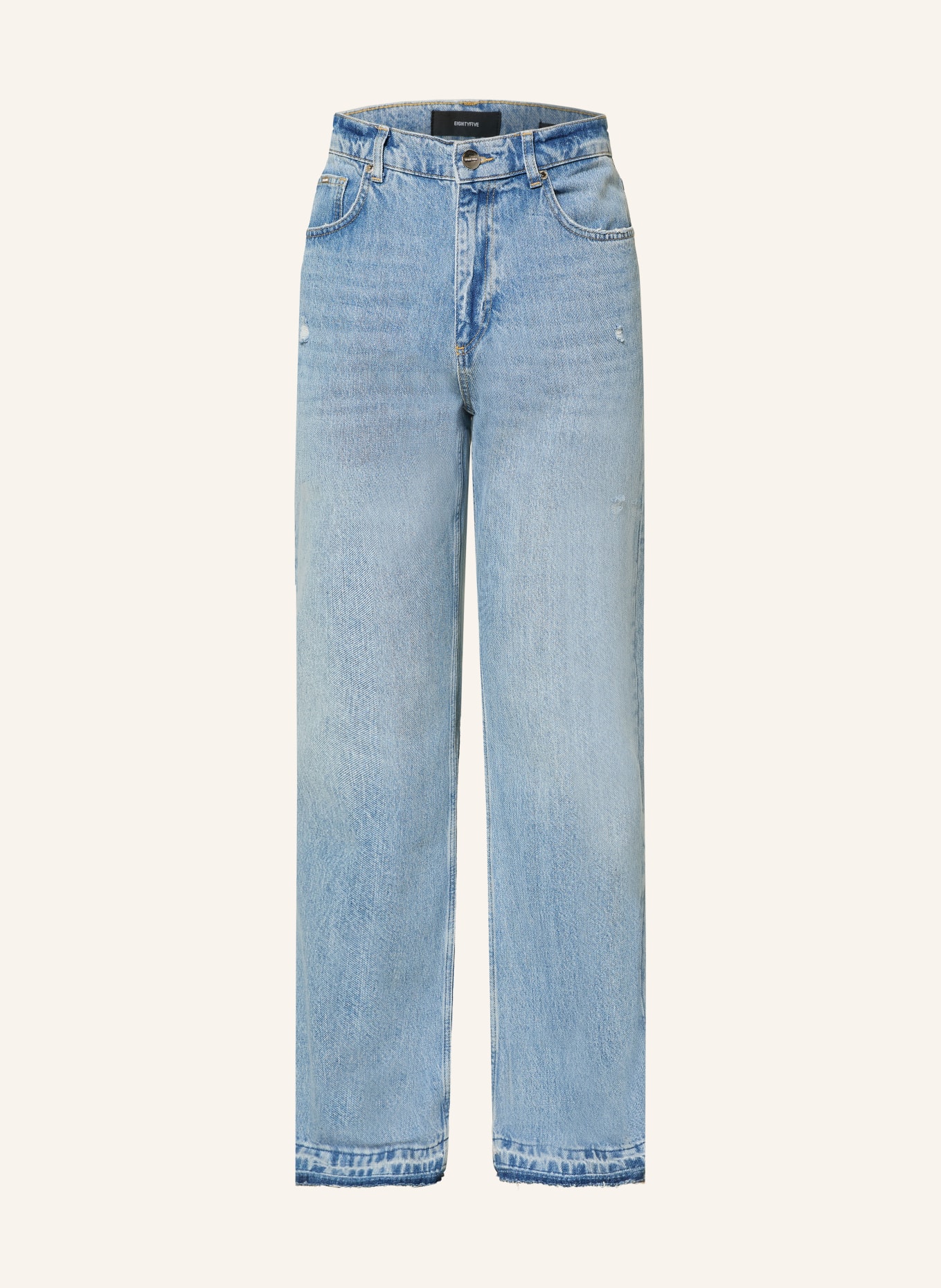 EIGHTYFIVE Destroyed Jeans Straight Fit: LGB Light Blue