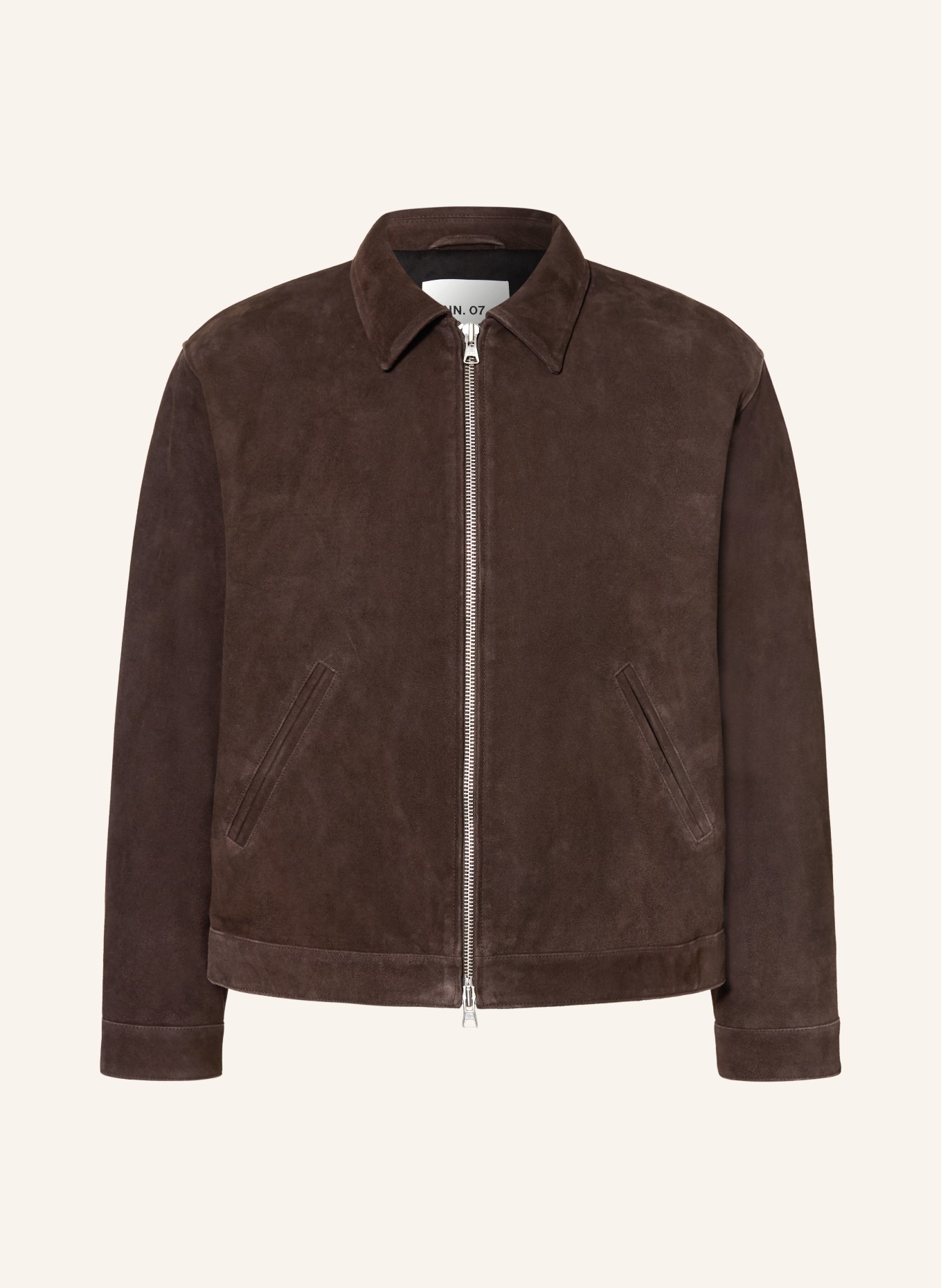 NN.07 Lederjacke PETRUS: DUNKELBRAUN