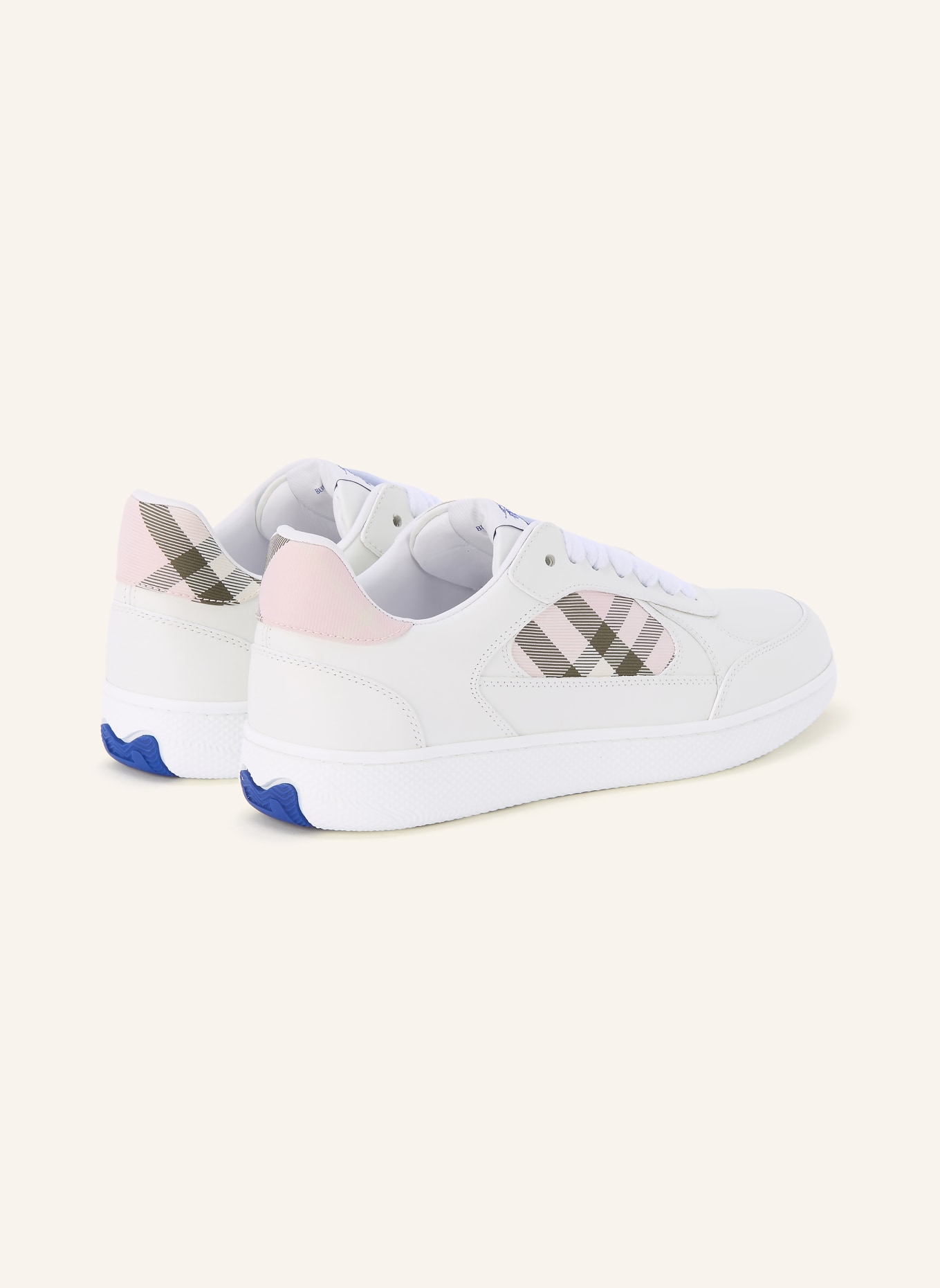 BURBERRY Baskets TERRACE: BLANC / ROSE / OLIVE