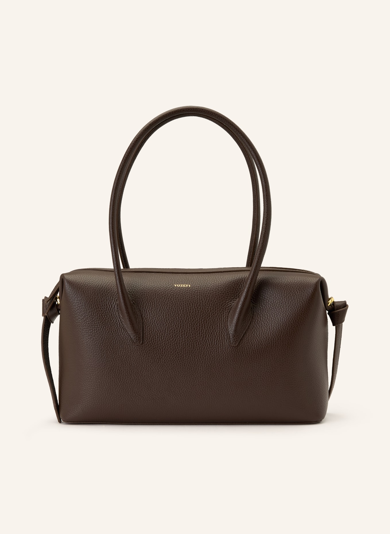 YUZEFI Schoudertas BRIOCHE DUFFLE: MARRON FONCÉ