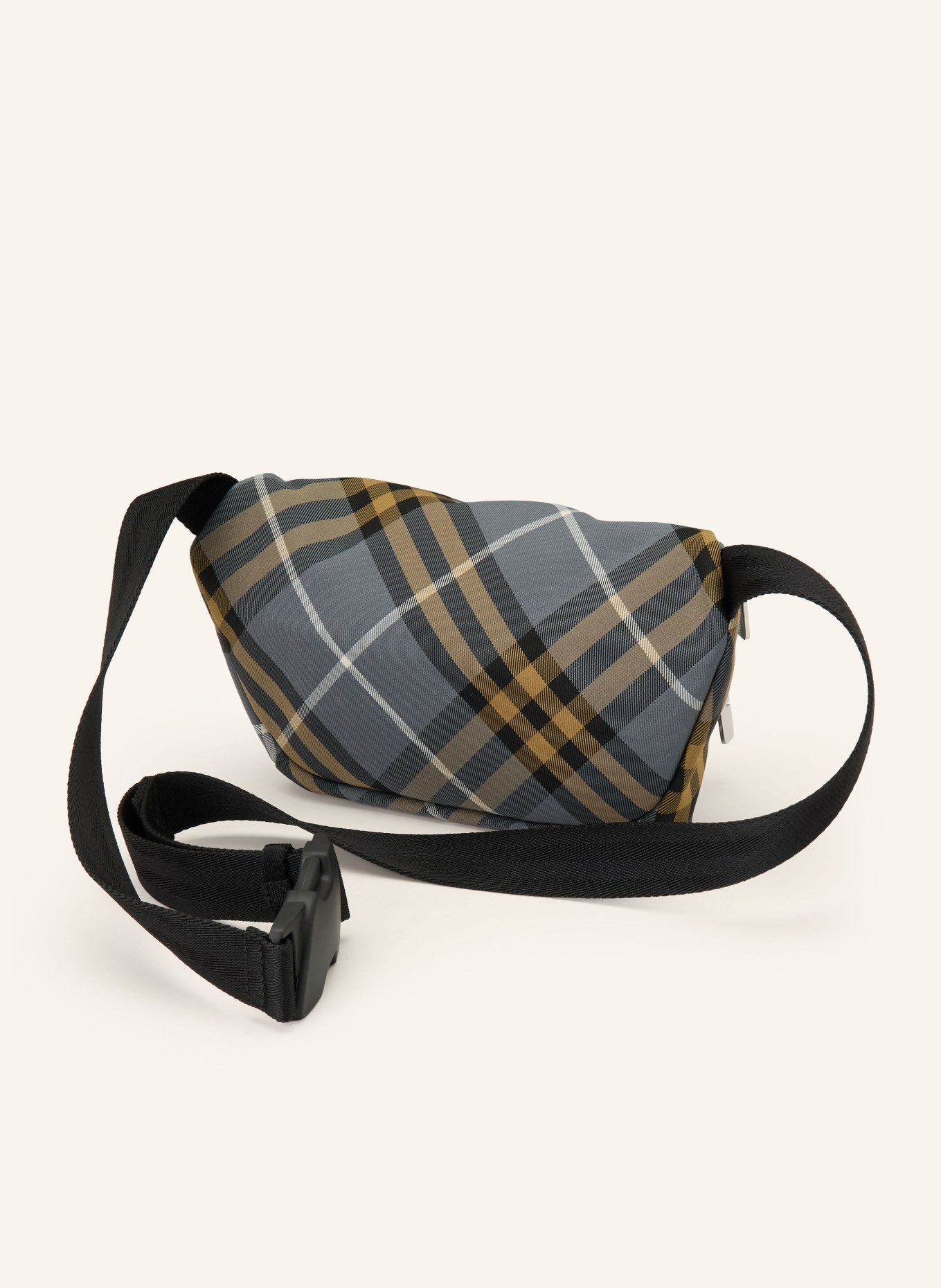 BURBERRY Heuptasje CLASSICS SMALL: BLAUWGRIJS / ZILVER / BEIGE