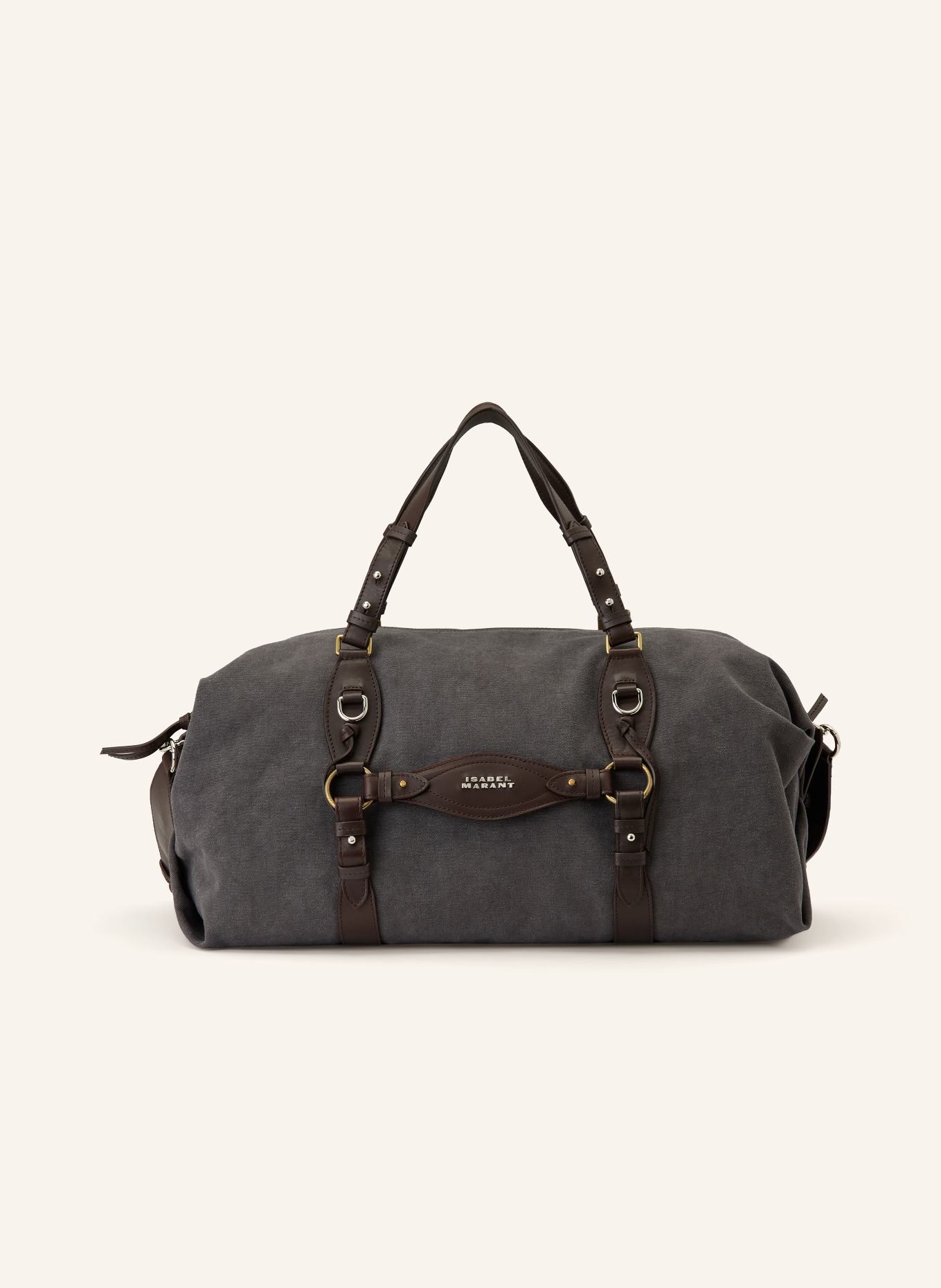ISABEL MARANT Weekender TILPA: DONKERGRIJS / MARRON FONCÉ