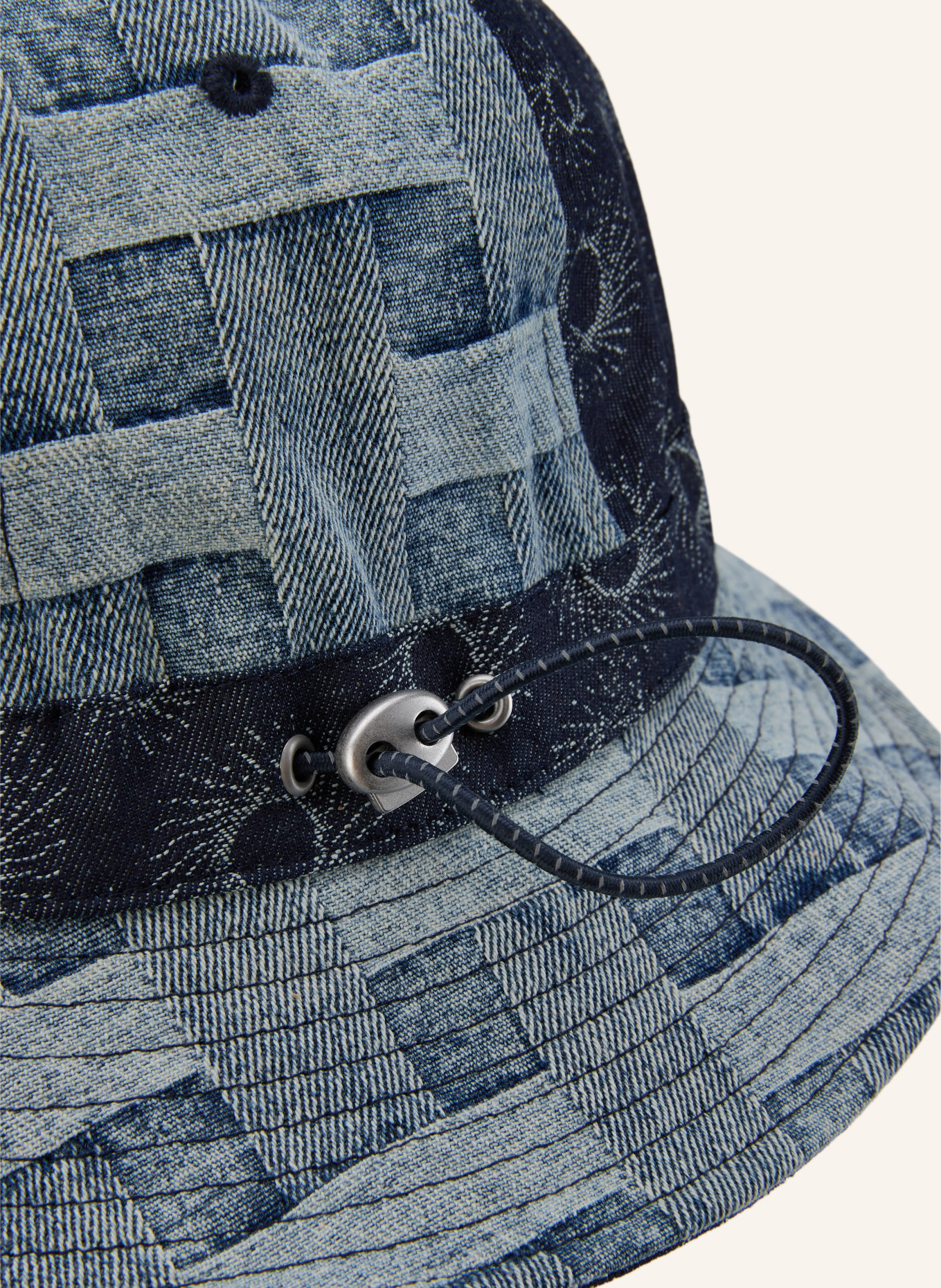 KANGOL Bucket-Hat: DUNKELBLAU / HELLBLAU