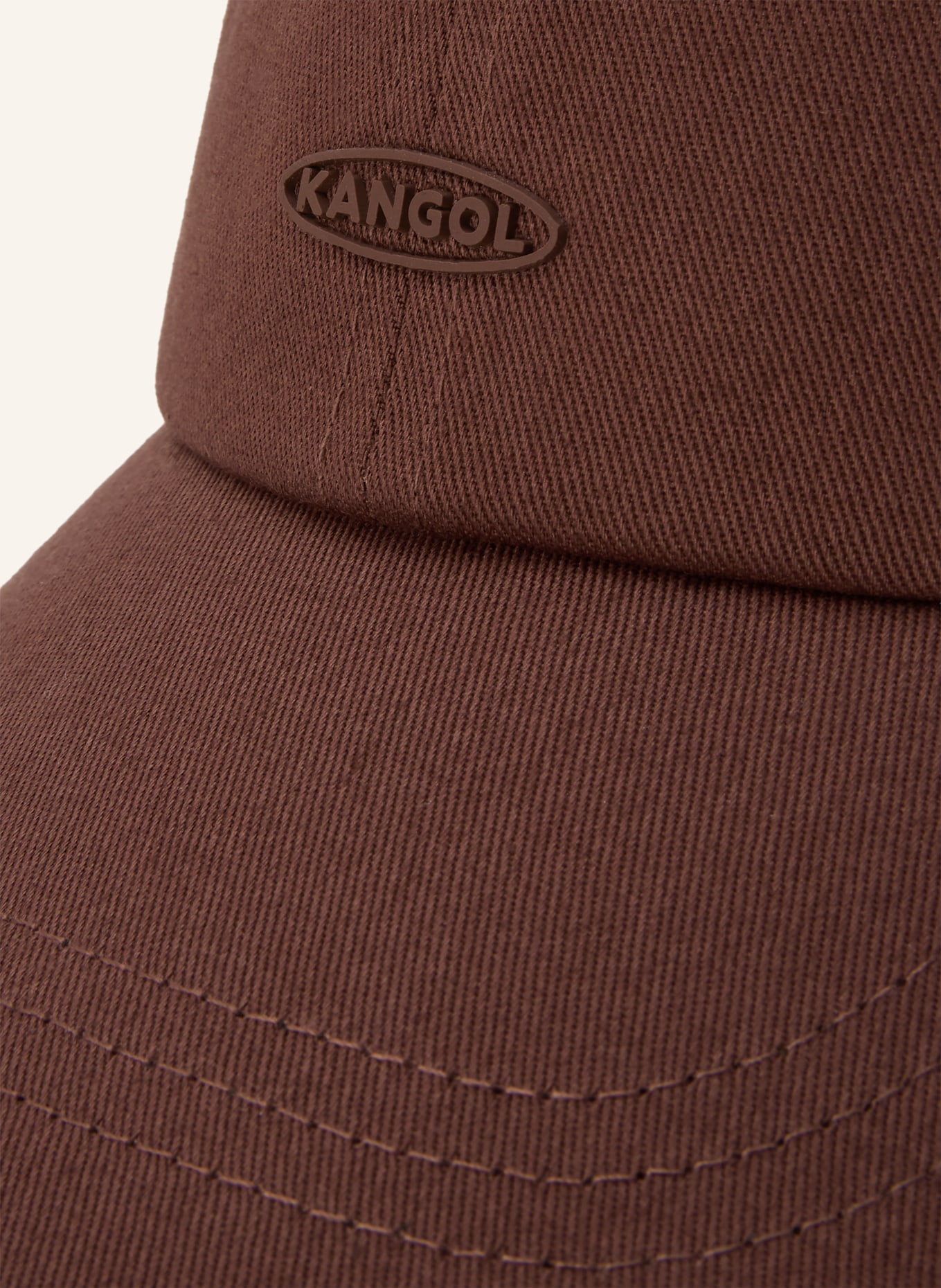 KANGOL Cap DEMURE: DUNKELBRAUN