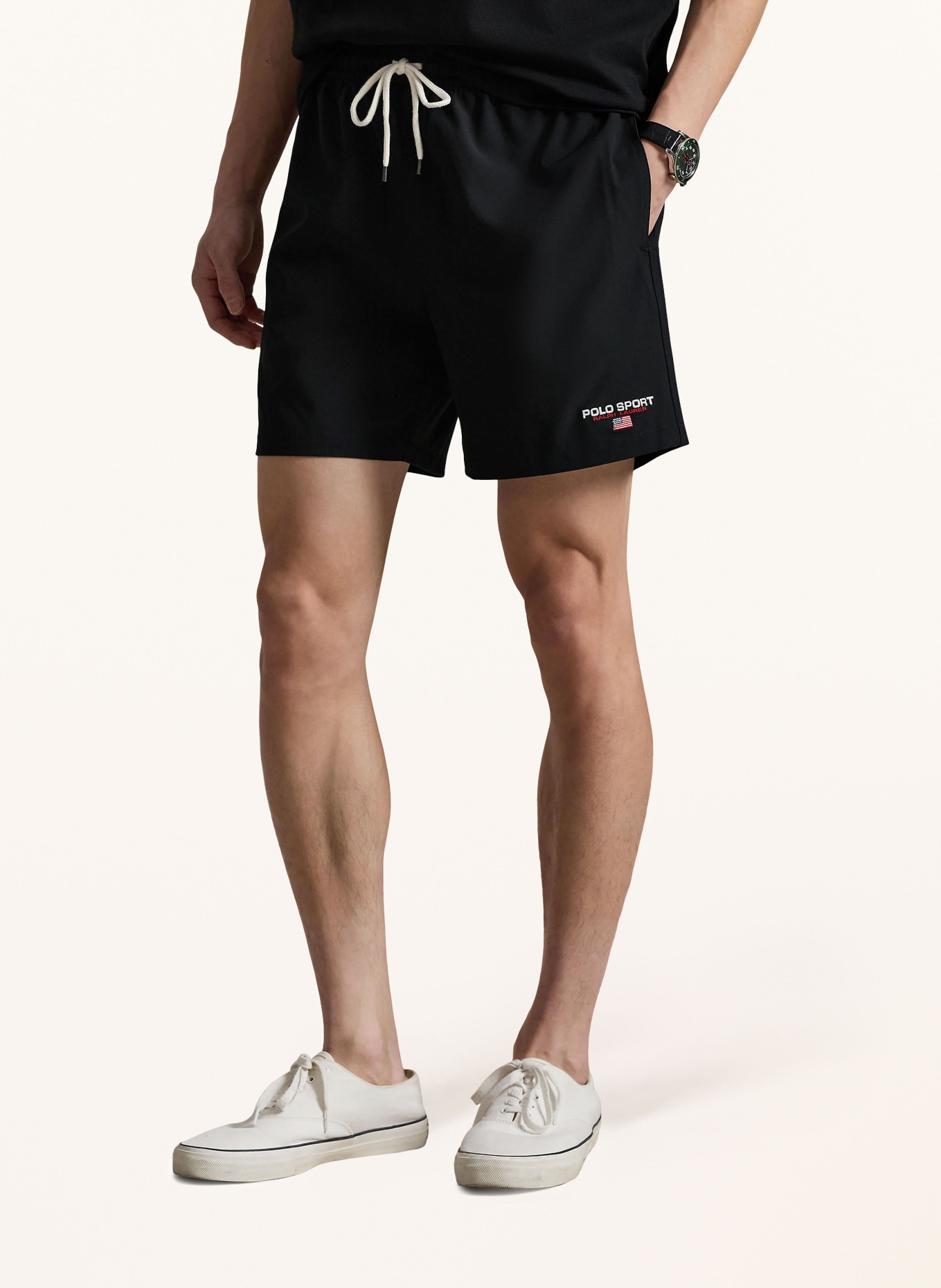 POLO SPORT RALPH LAUREN zwemshort: ZWART