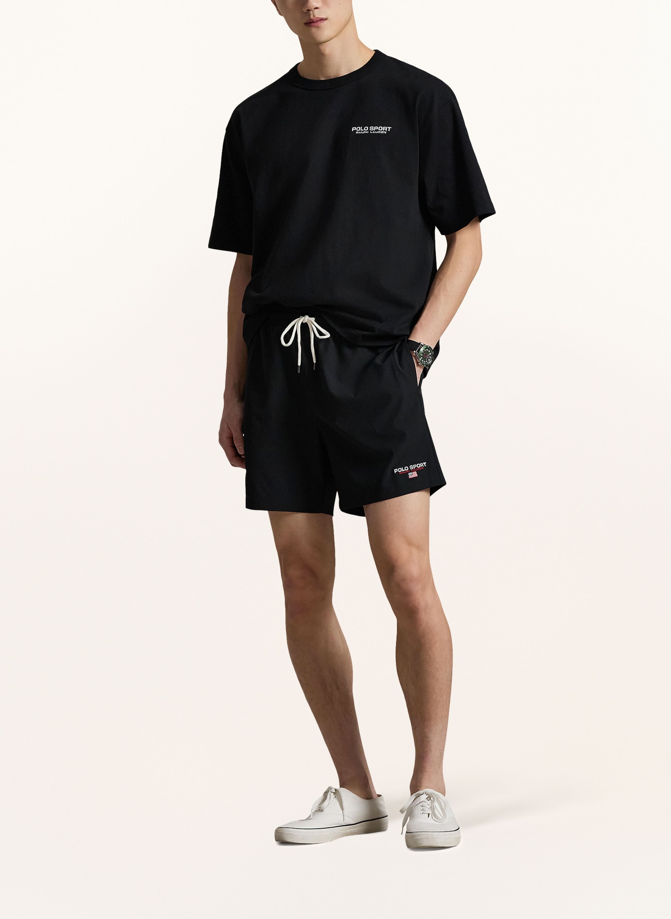 POLO SPORT RALPH LAUREN zwemshort: ZWART
