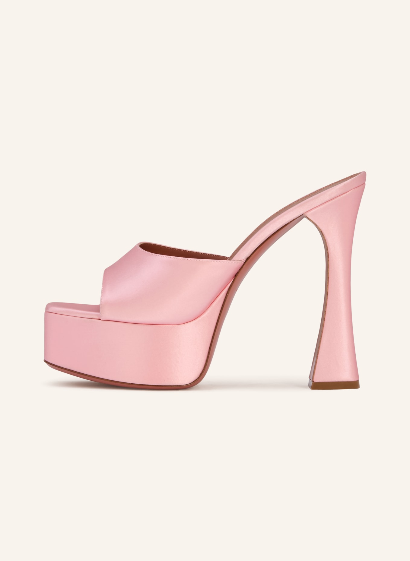 AMINA MUADDI Mules à plateau DALIDA: ROSE