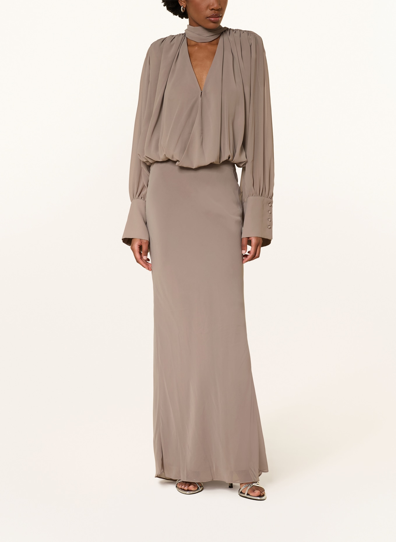 ROTATE Abendkleid: TAUPE