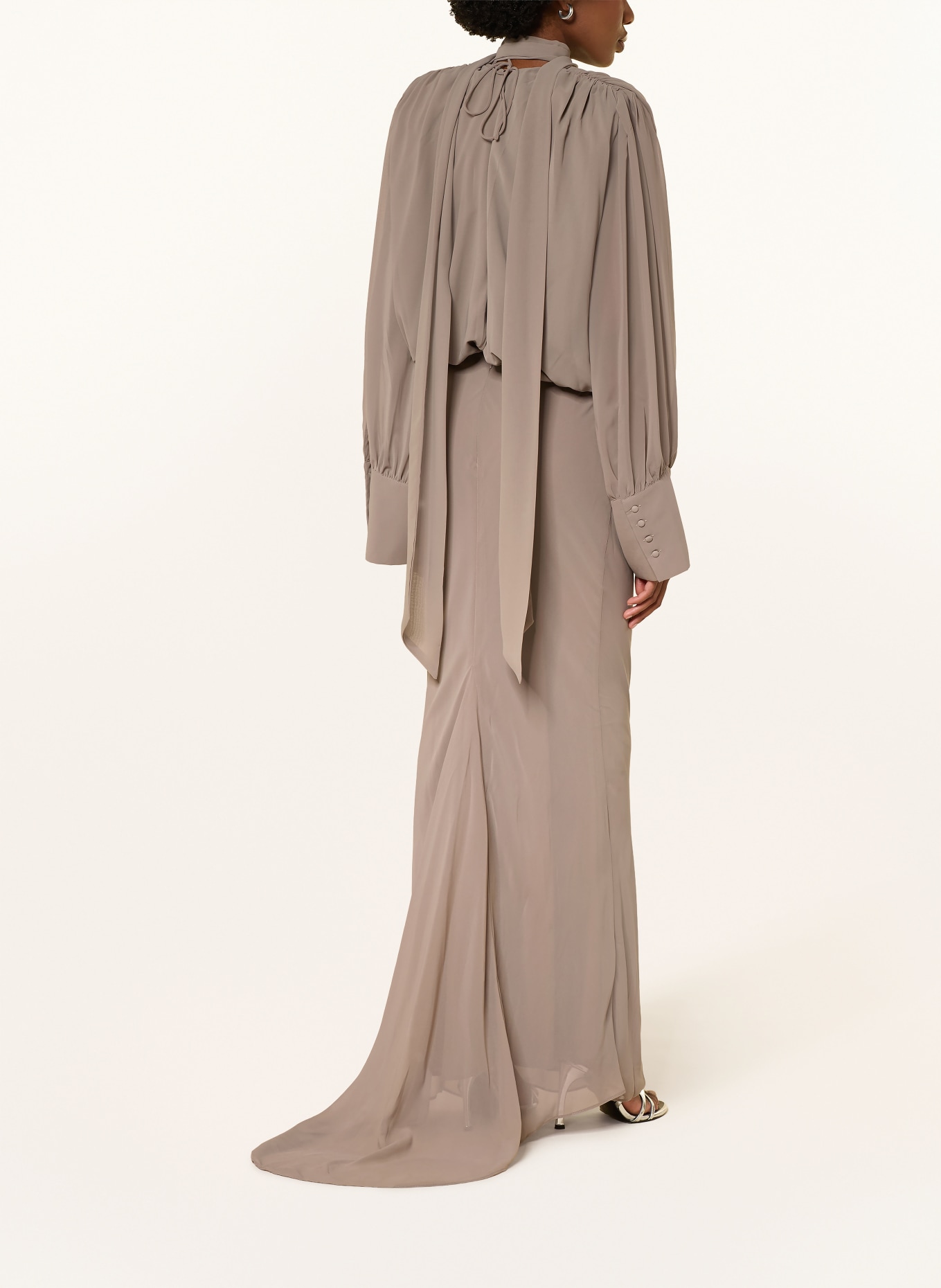 ROTATE Abendkleid: TAUPE