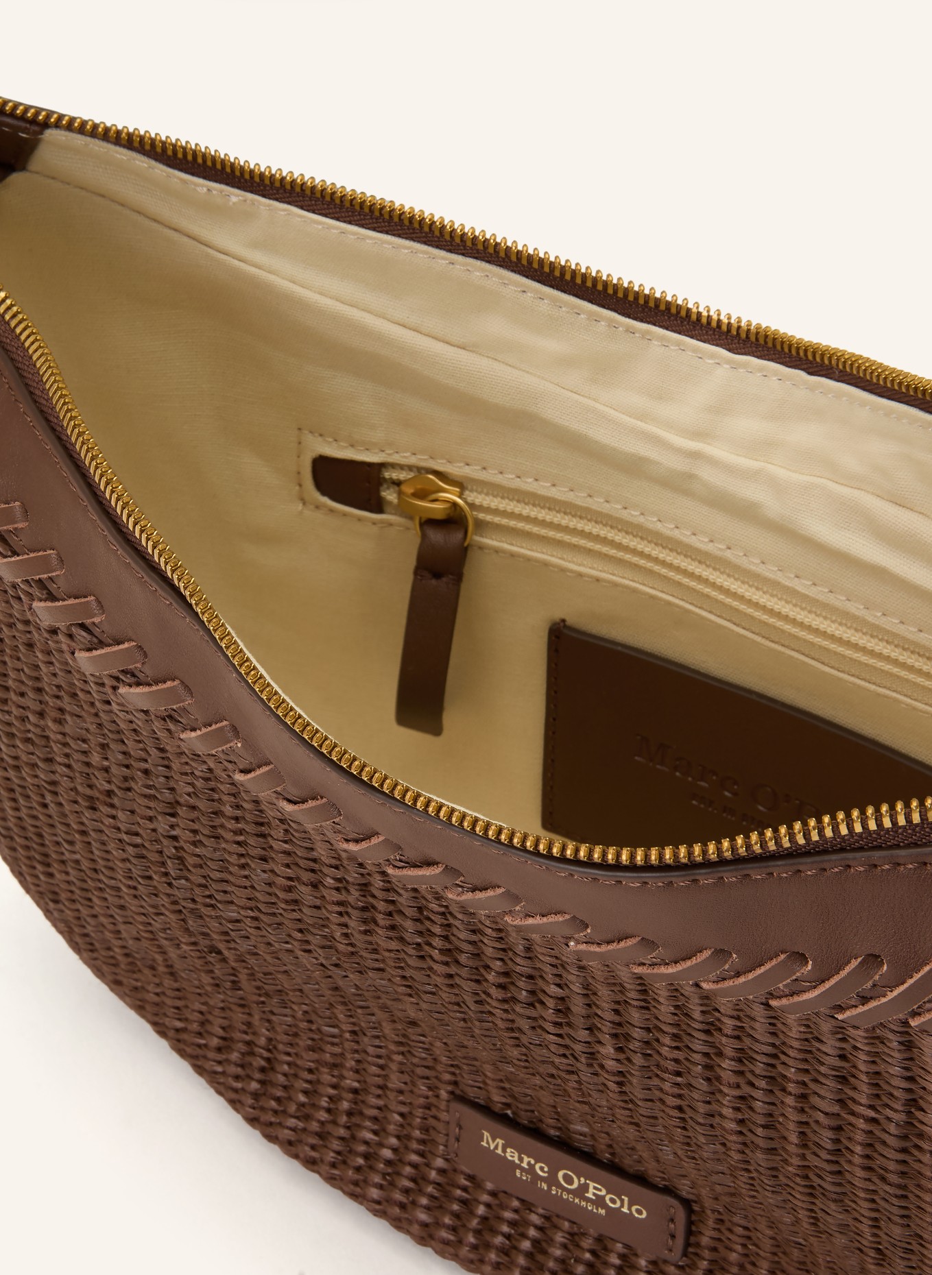 Marc O'Polo Taška EMMI: TMAVĚ HNĚDÁ / ZLATÁ