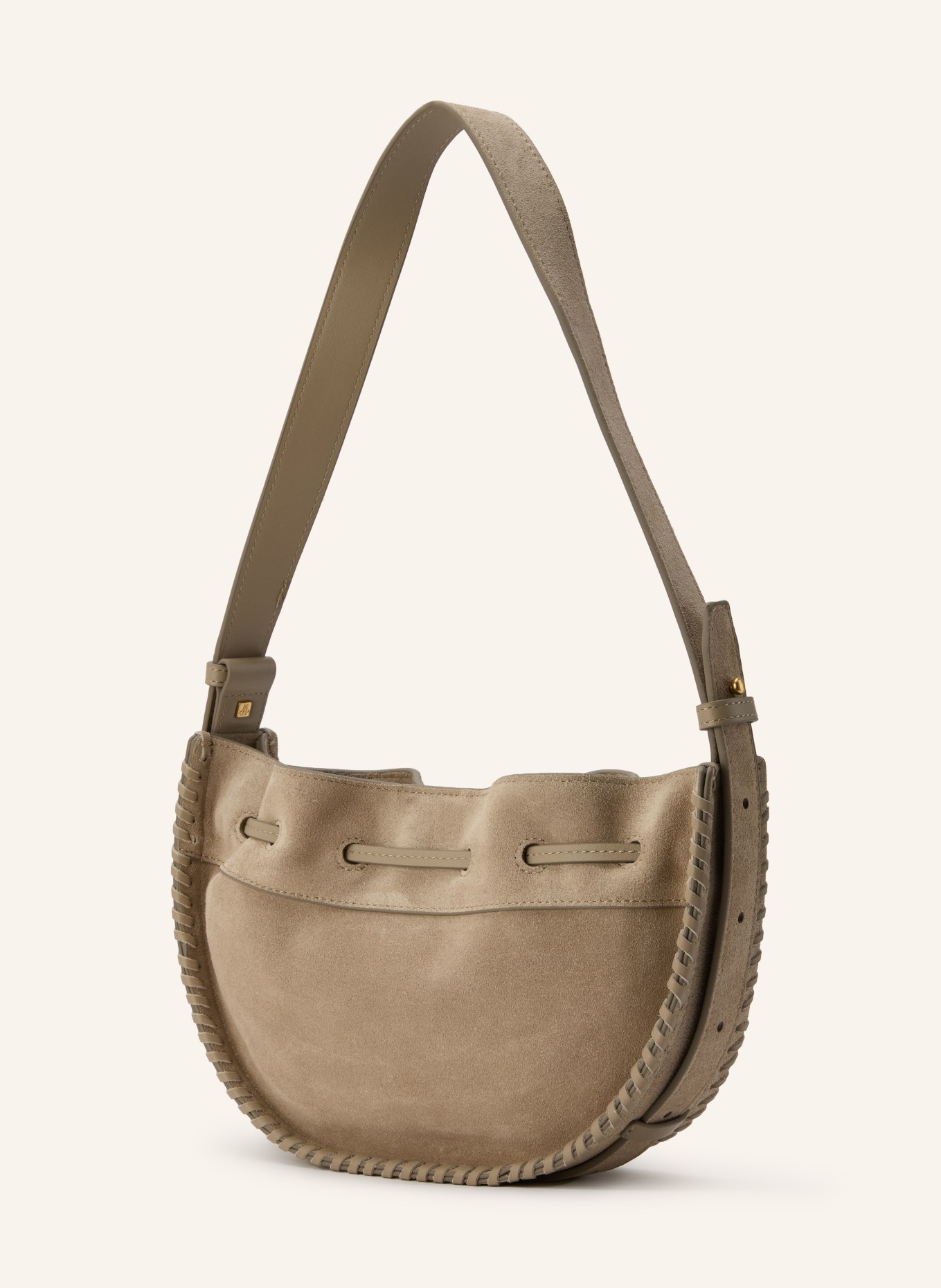 Marc O'Polo Taška AAMINA MINI: ČERNOŠEDÁ / ZLATÁ