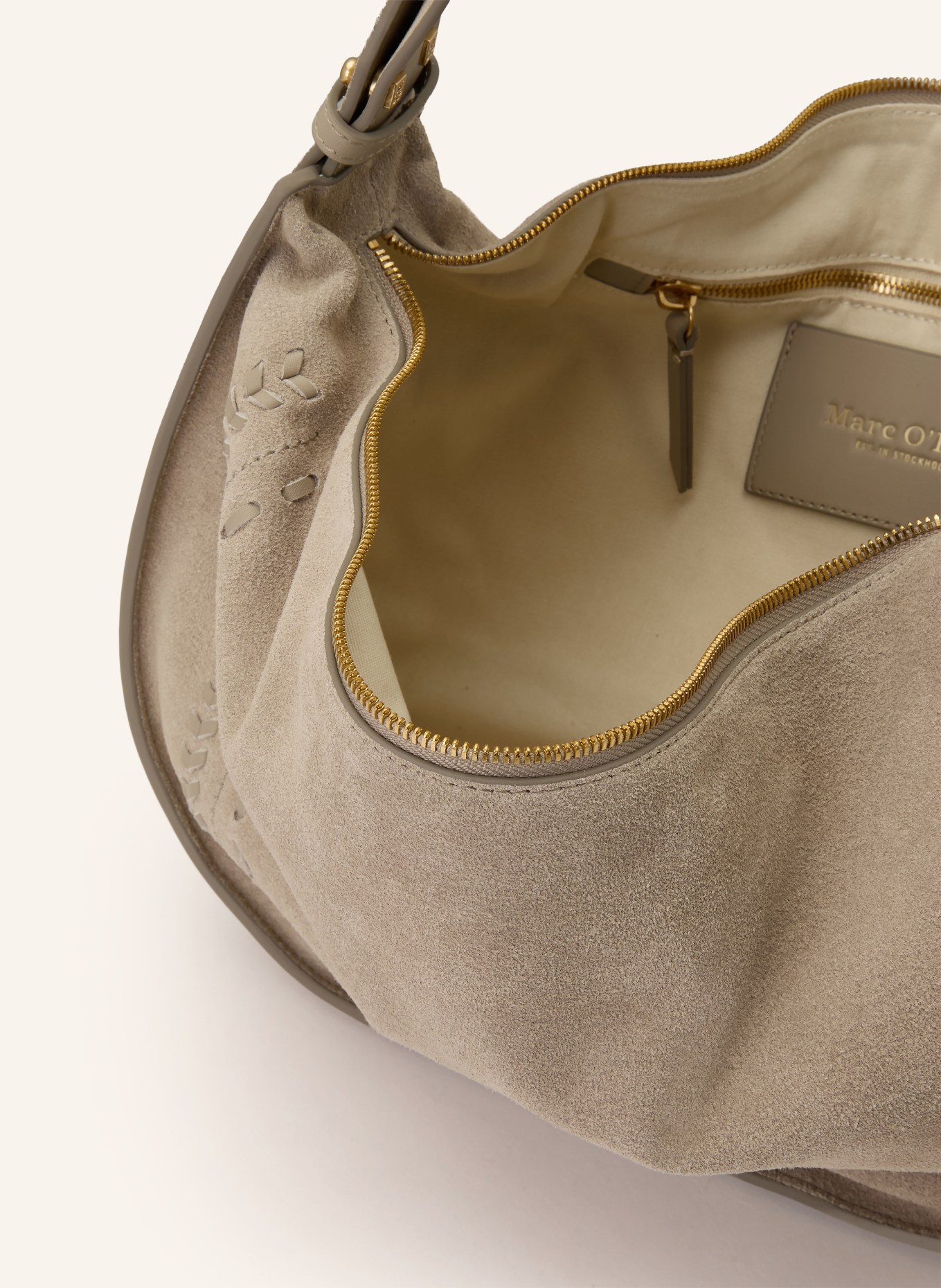 Marc O'Polo Taška AAYDA: ČERNOŠEDÁ / ZLATÁ