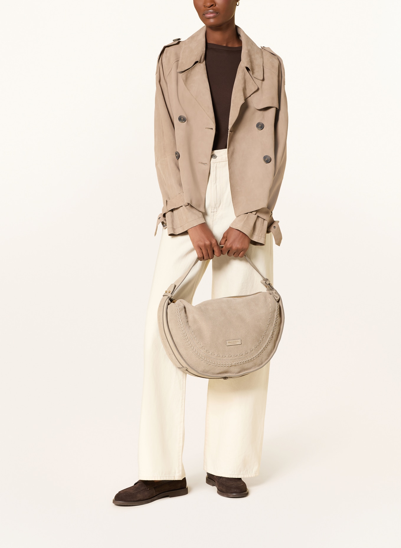 Marc O'Polo Taška AAYDA: ČERNOŠEDÁ / ZLATÁ