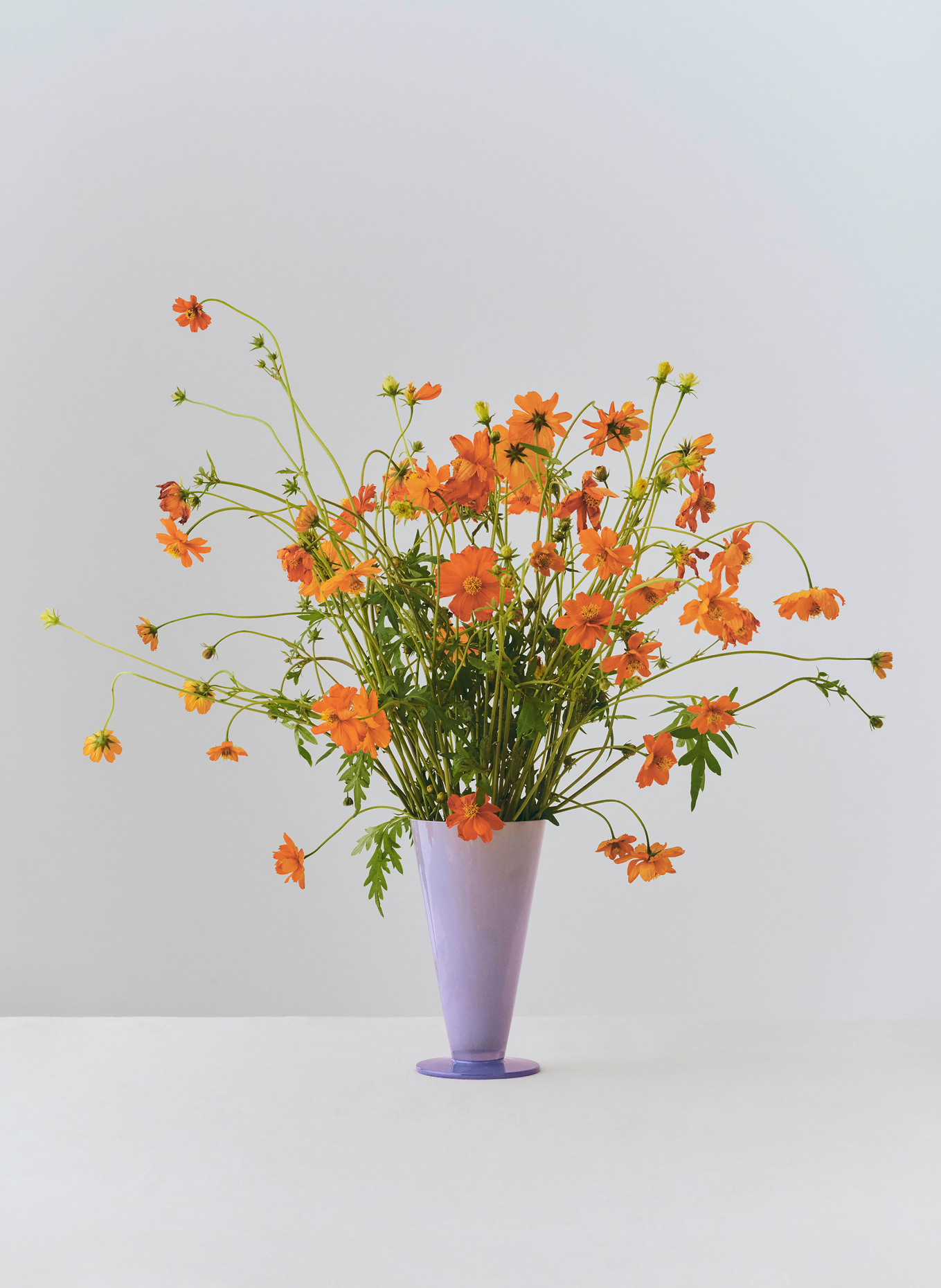 HAY CONICAL SMALL vase: LIGHT BLUE