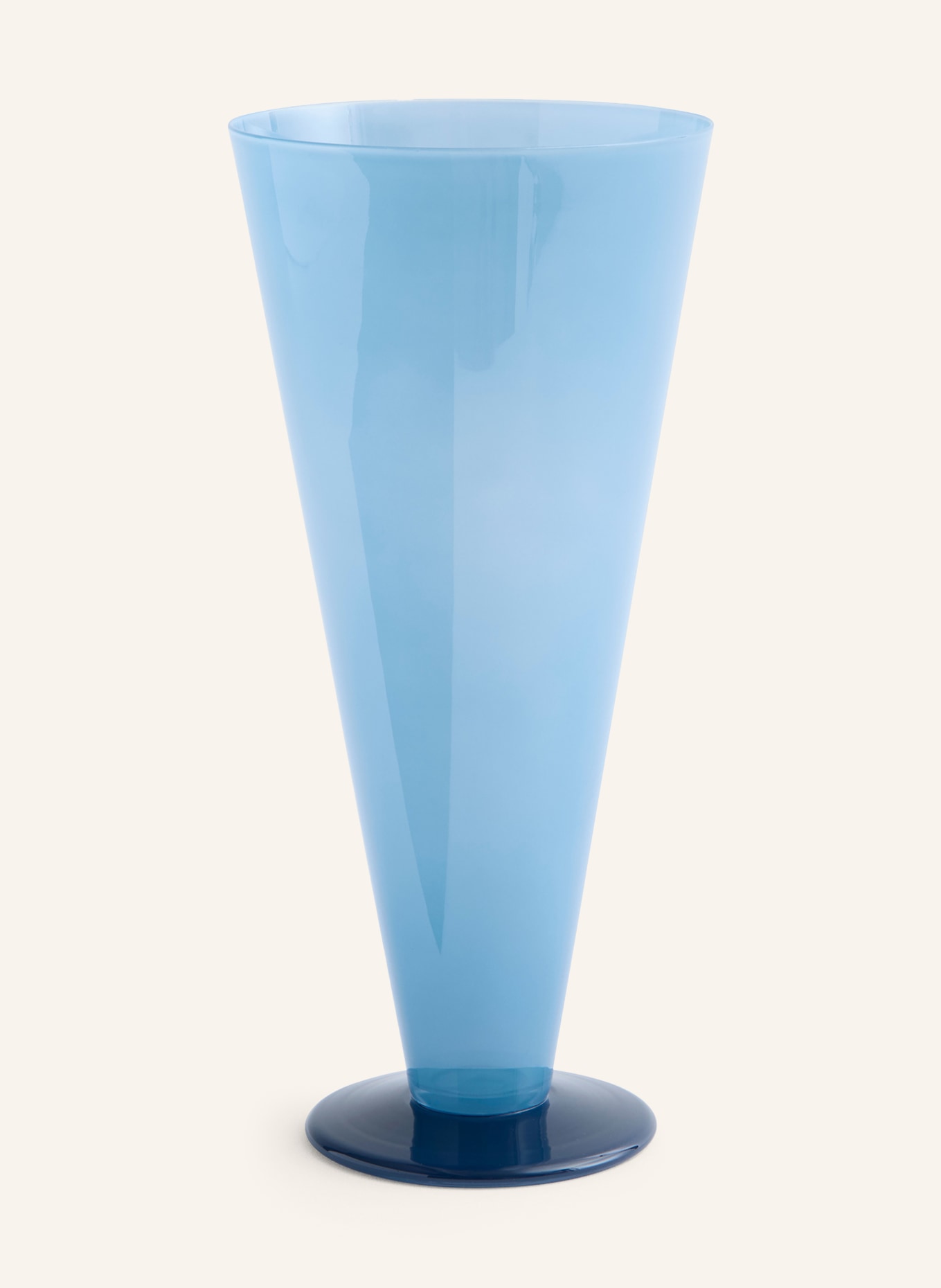 HAY CONICAL LARGE vase: TEAL