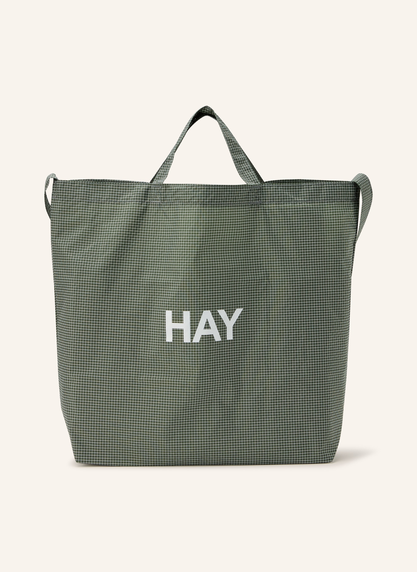 HAY Shopper: GRÜN / WEISS