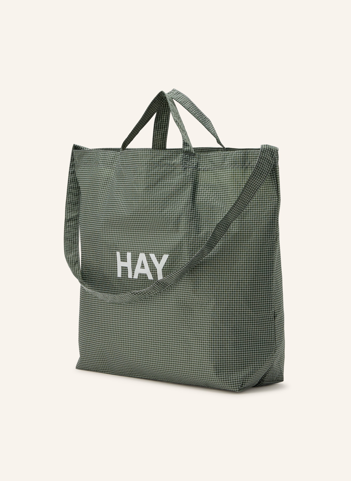 HAY Shopper: GRÜN / WEISS