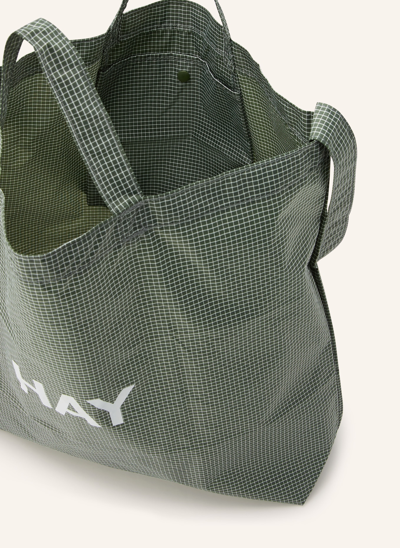 HAY Shopper: GRÜN / WEISS