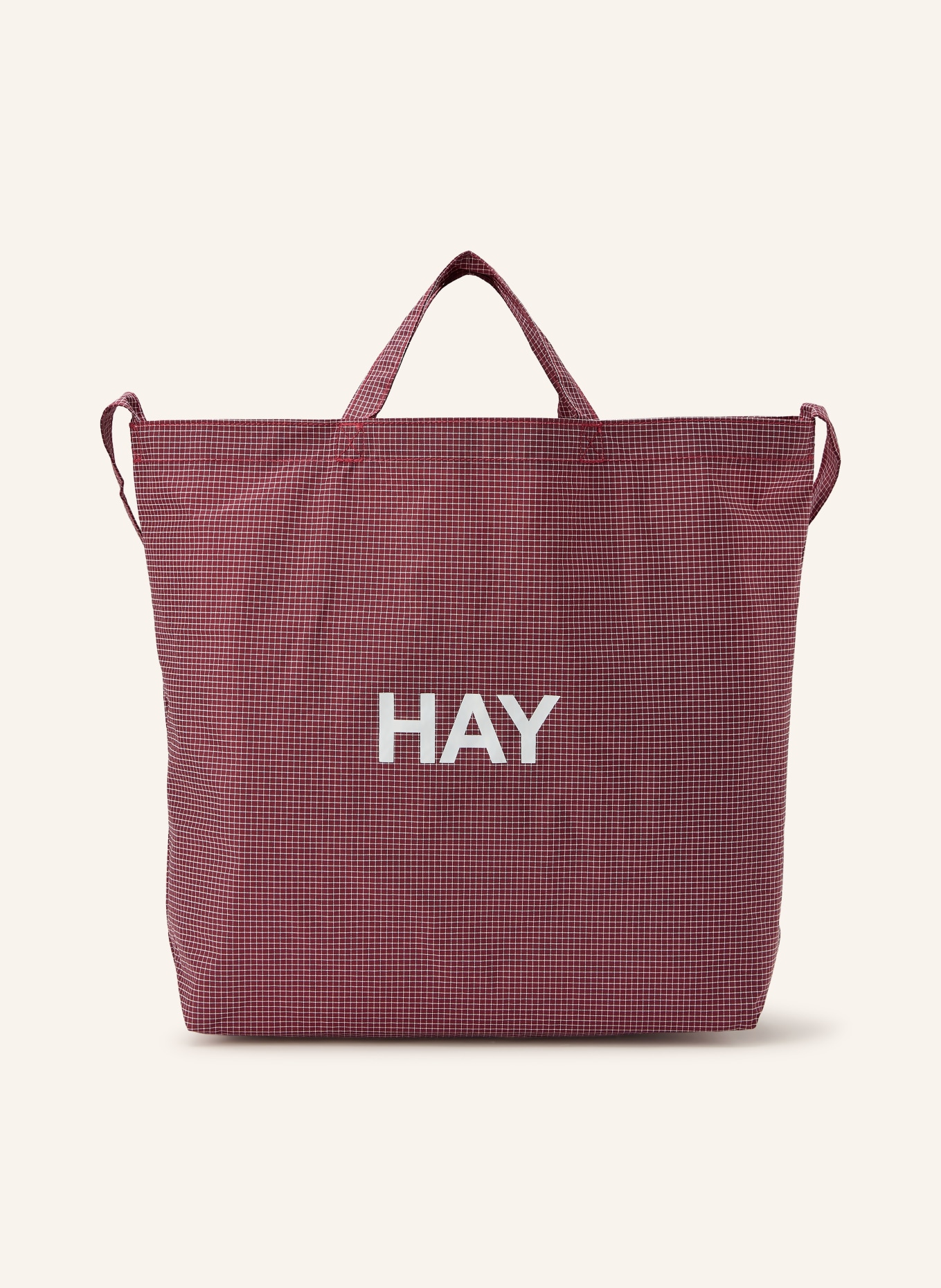 HAY Shopper: DUNKELROT / WEISS