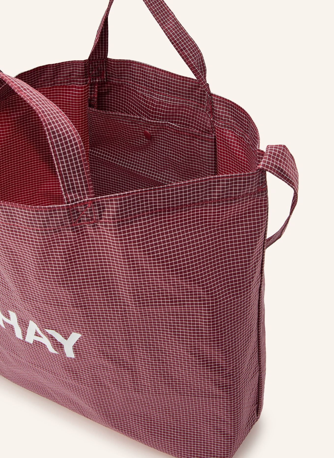 HAY Shopper: DUNKELROT / WEISS