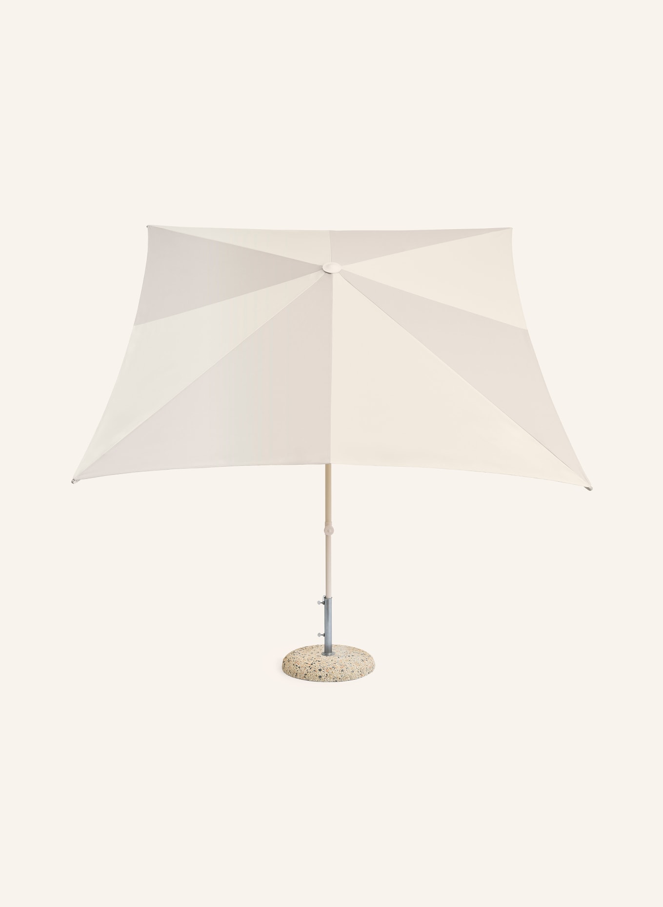 HAY TERRAZZA SQUARE parasol: CREAM / GRAY