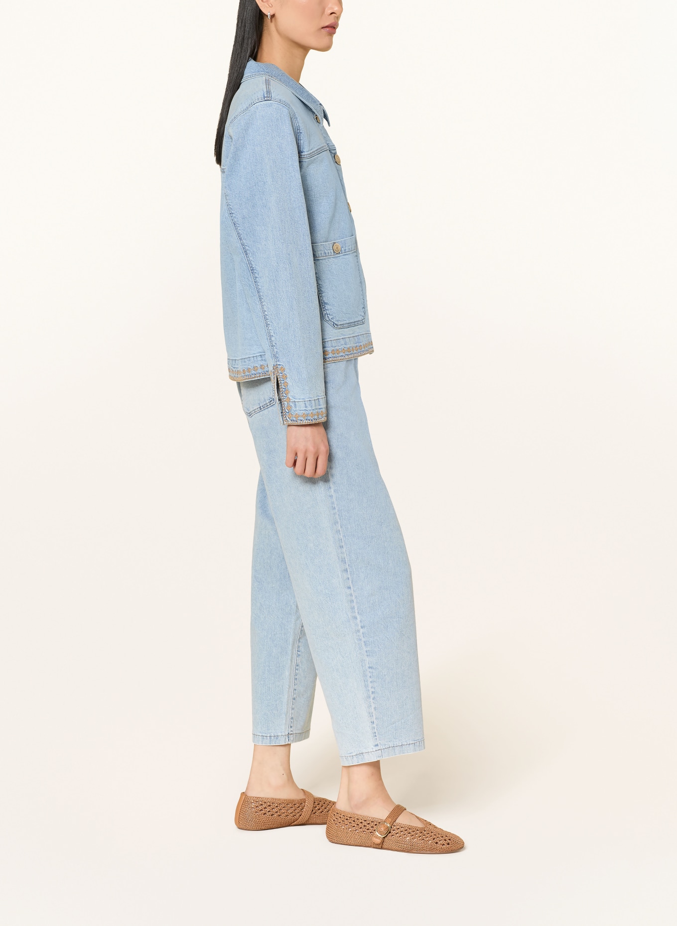 CARTOON Cropped jeans: 8618 LIGHT BLUE DENIM