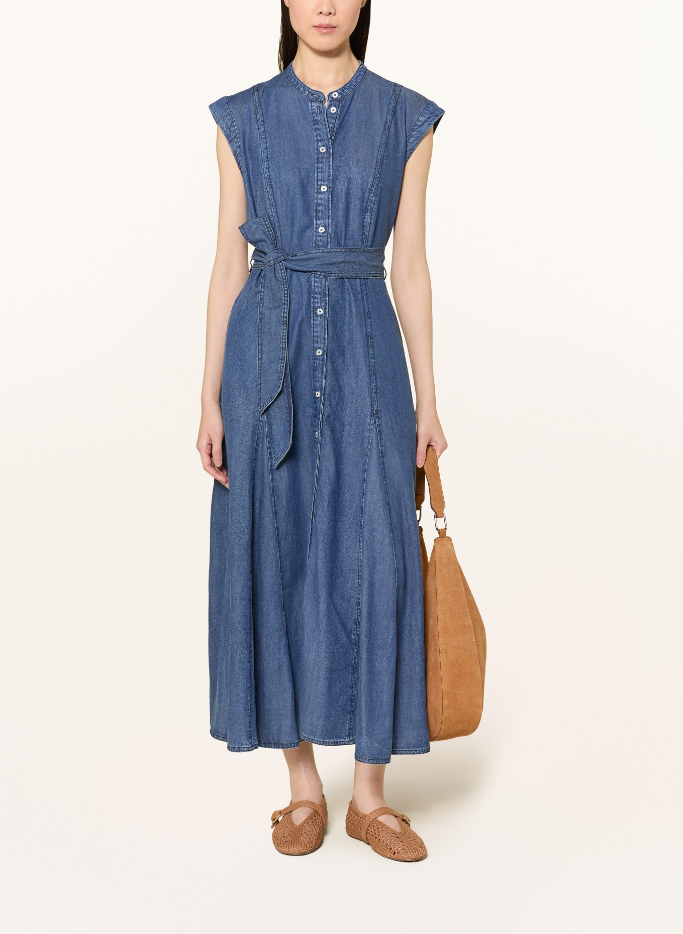 CARTOON Jurk met jeanslook: BLAUW