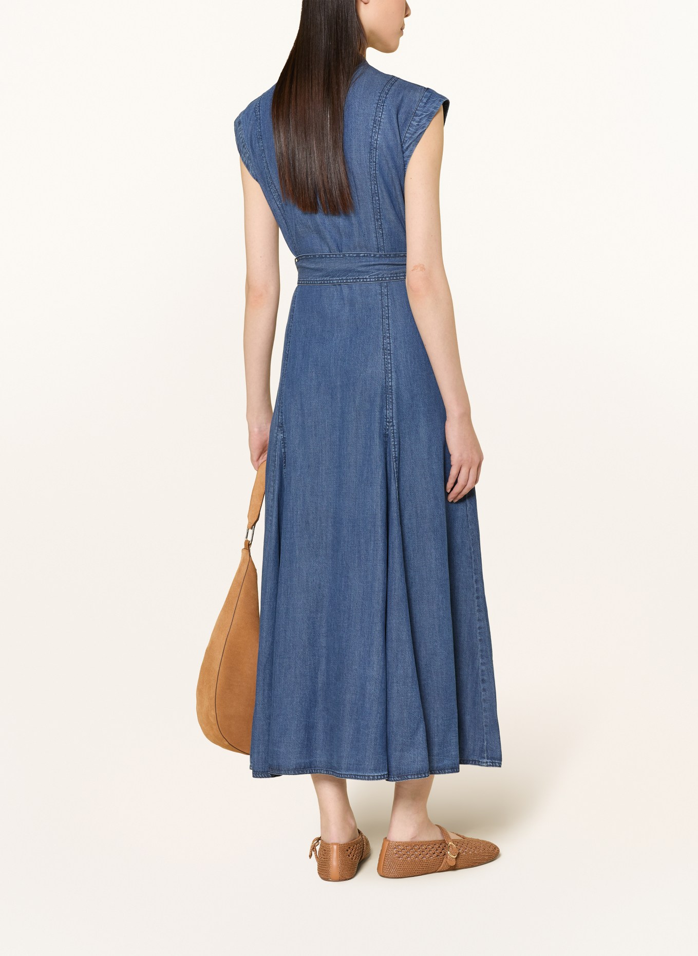 CARTOON Jurk met jeanslook: BLAUW