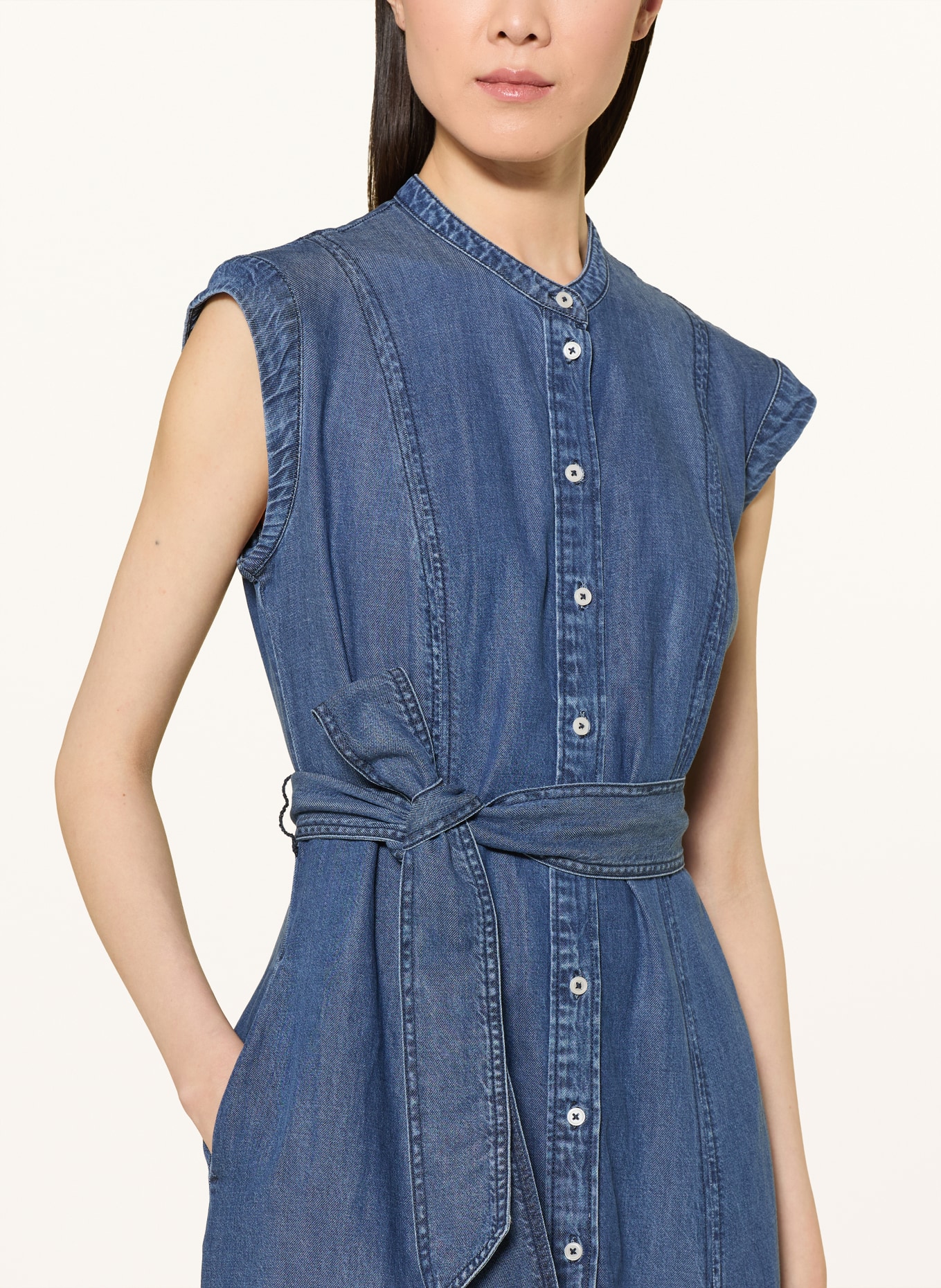 CARTOON Jurk met jeanslook: BLAUW