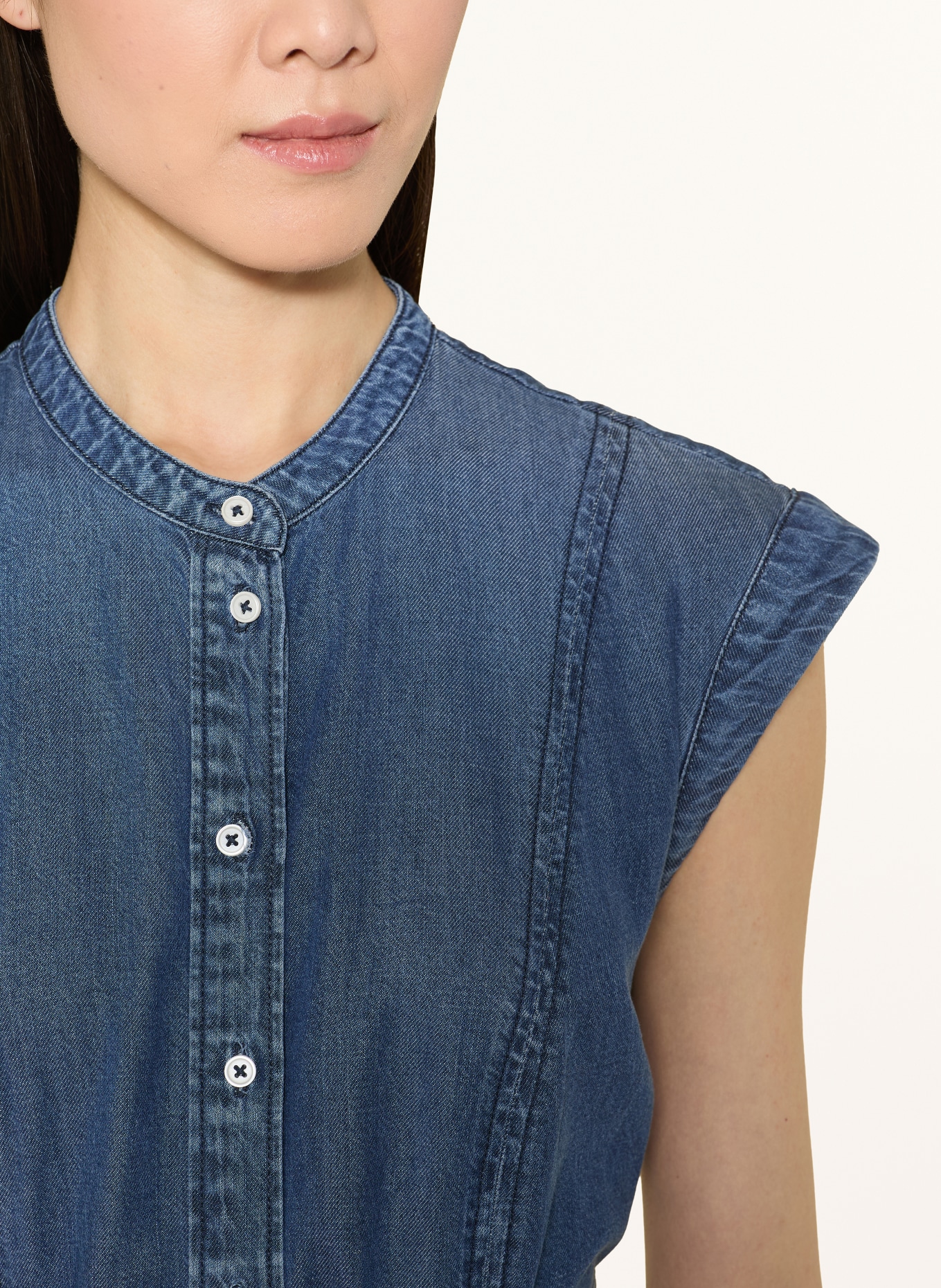 CARTOON Jurk met jeanslook: BLAUW