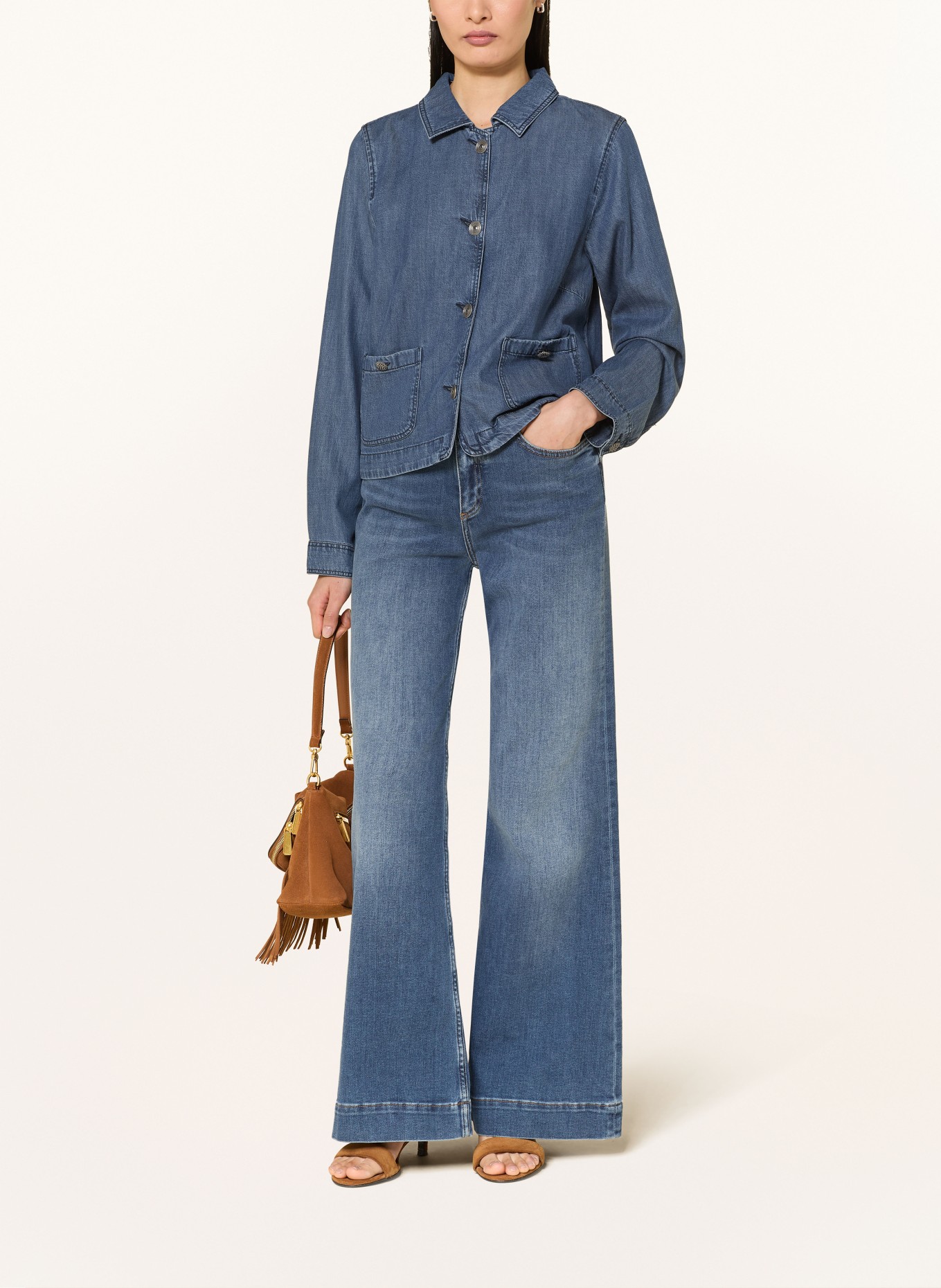 CARTOON Kastjas in denimlook: BLAUW