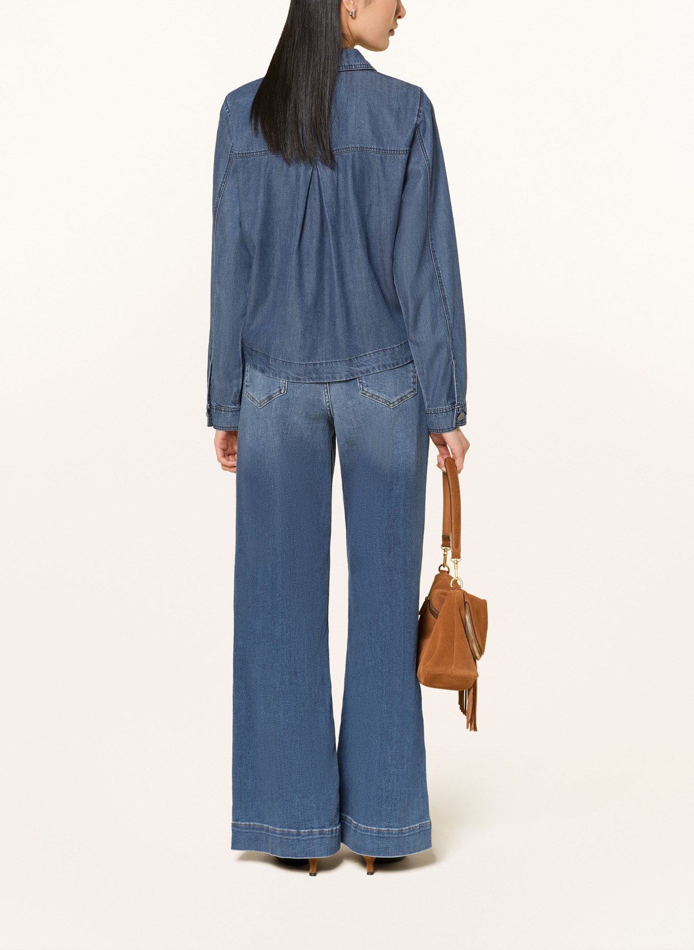 CARTOON Kastjas in denimlook: BLAUW