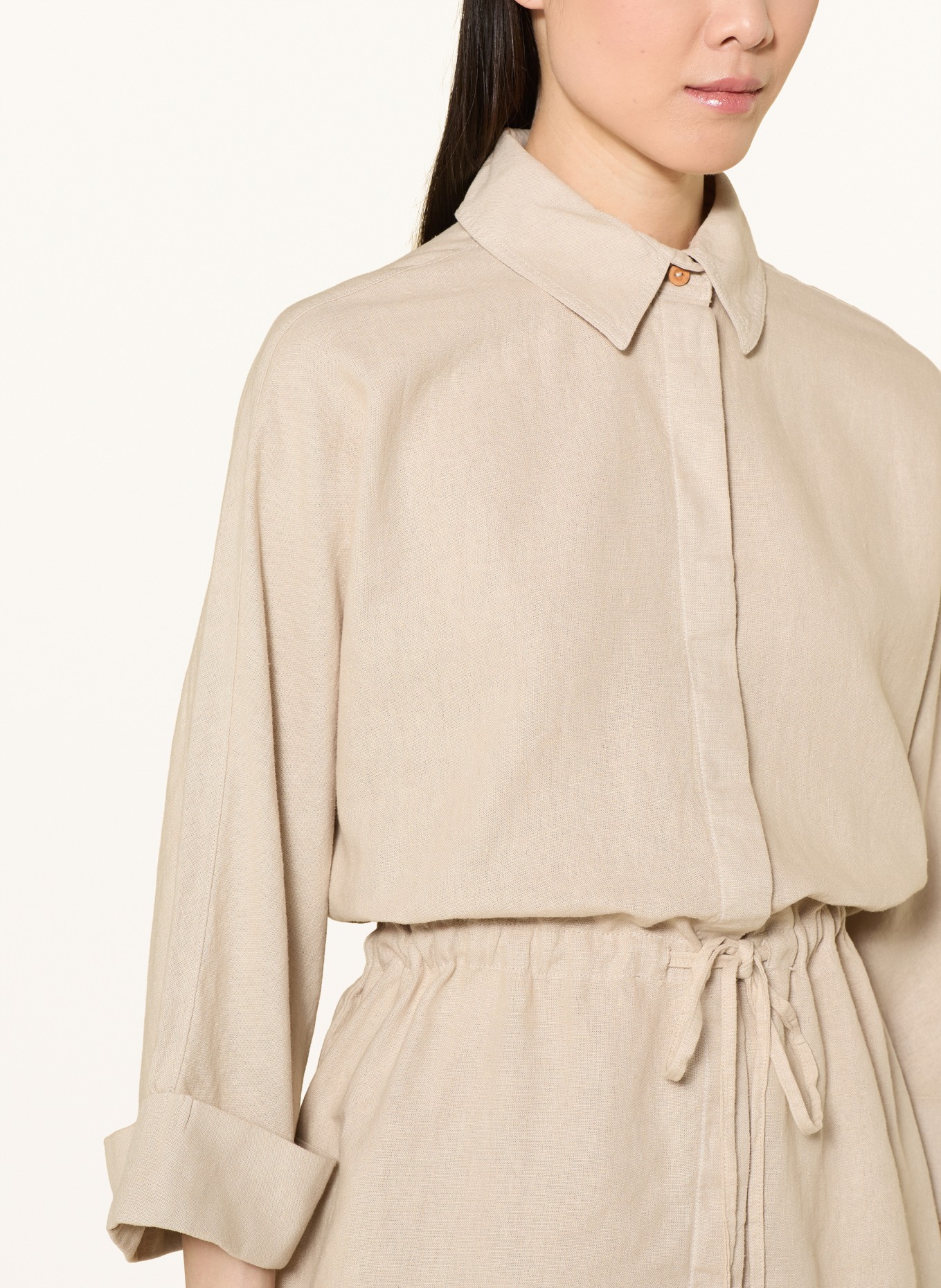 CARTOON Overjas met linnen: BEIGE